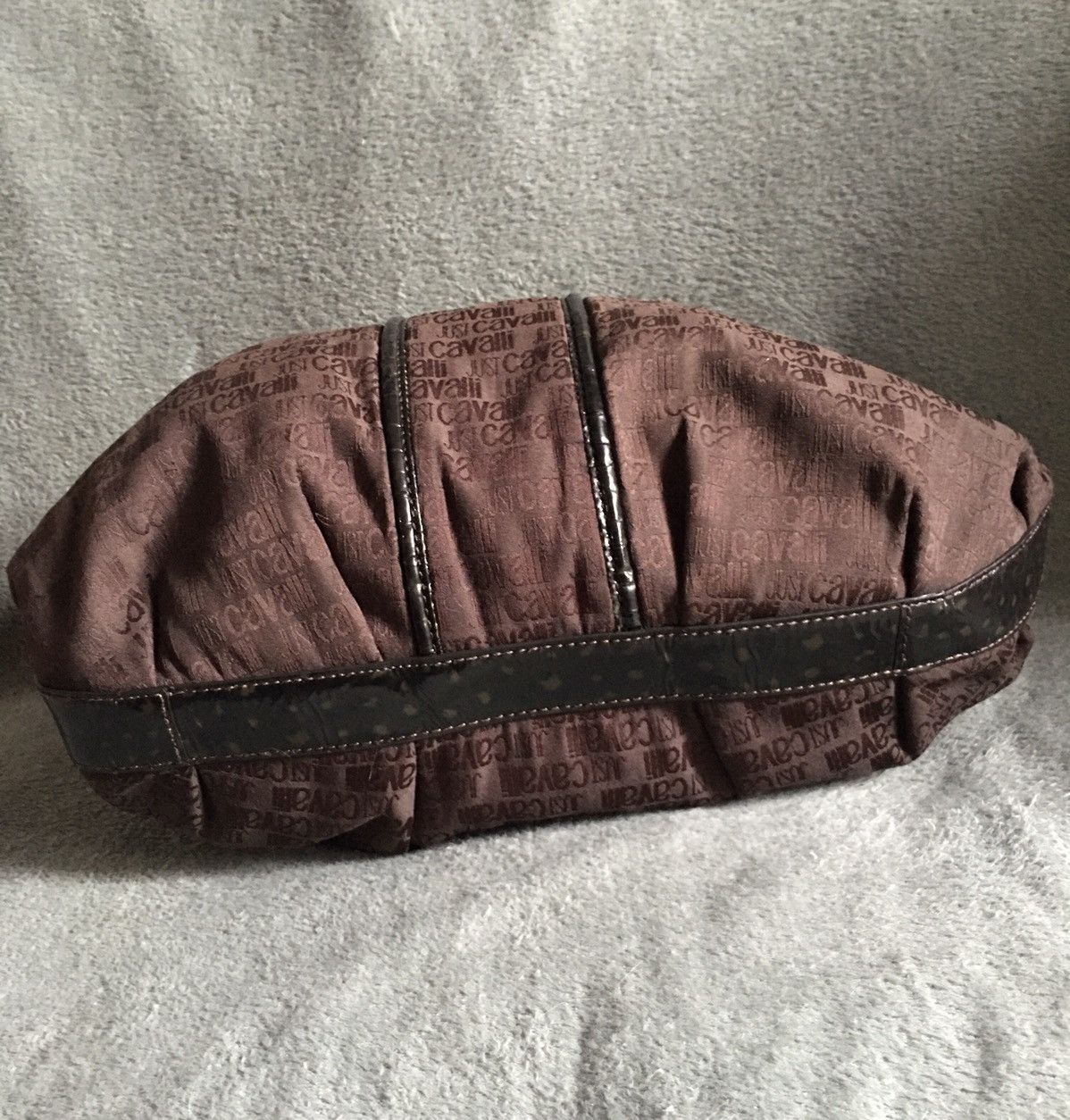 Just Cavalli × Roberto Cavalli JUST CAVALLI Brown Monogram Handbag Shoulder Bag Size ONE SIZE - 9 Thumbnail