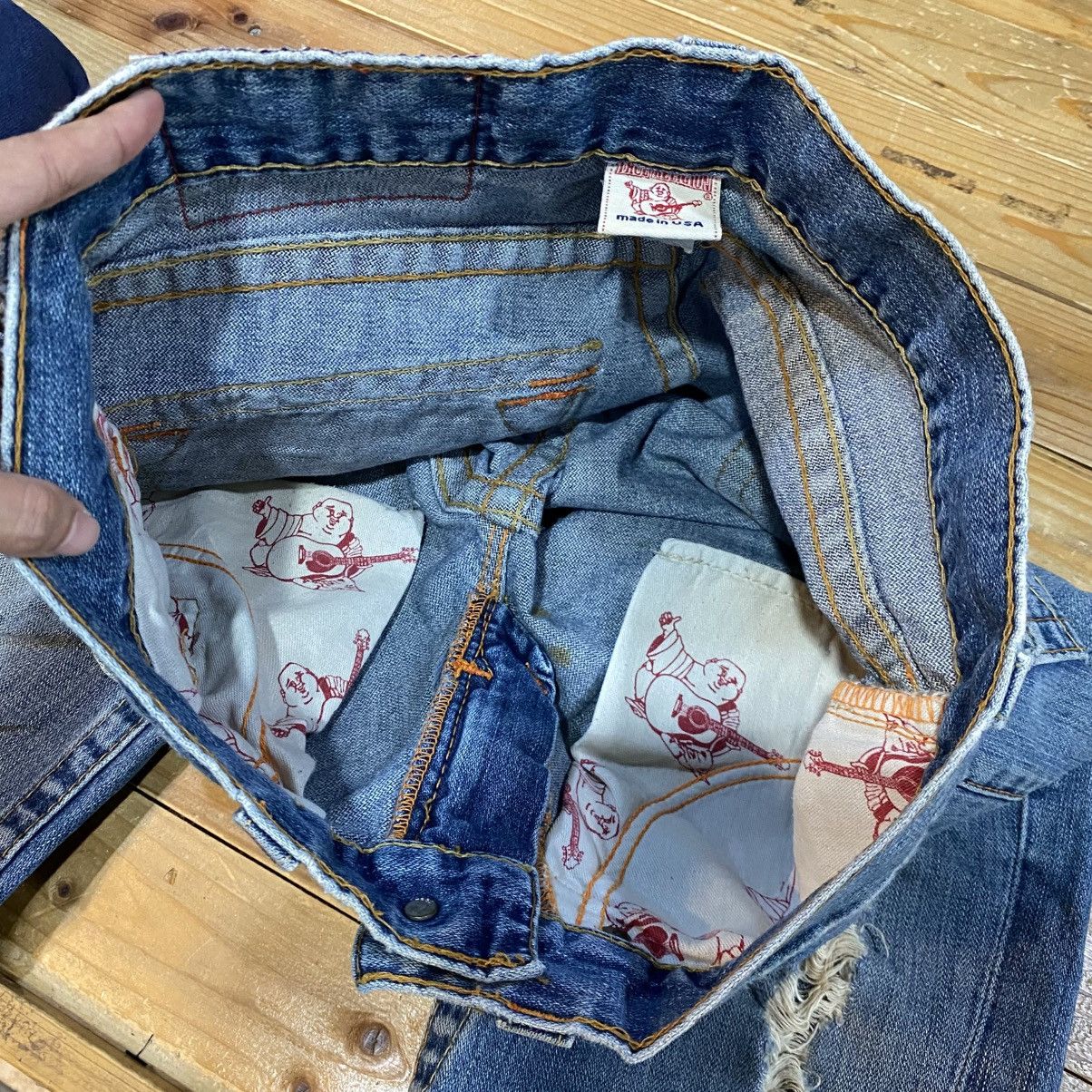 True Religion 2000s True Religion Joey Super Flared Jeans Size US 28 / EU 44 - 16 Thumbnail