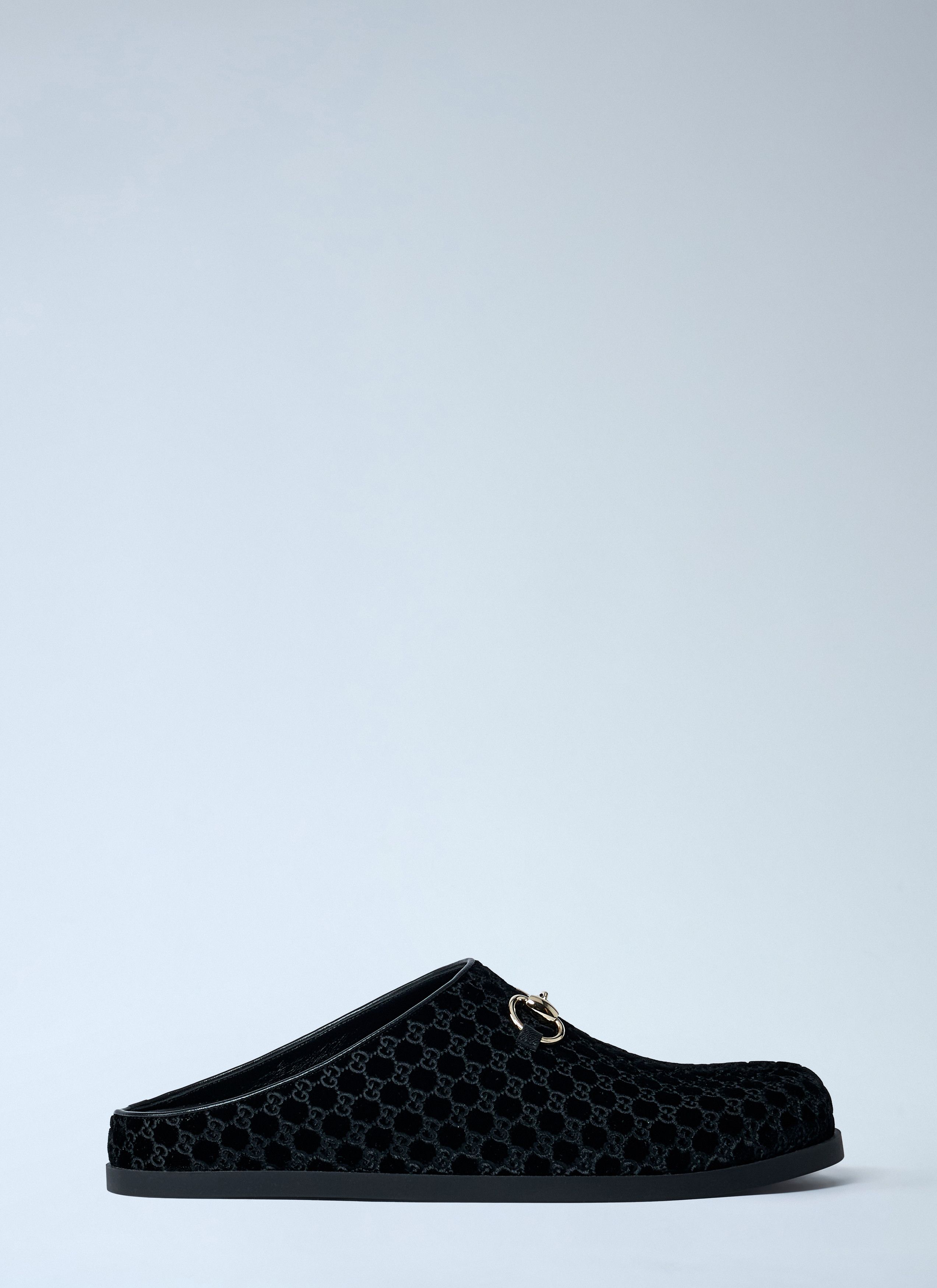 Gucci Velvet Horsebit Mules Size US 6 / IT 36 - 1 Thumbnail