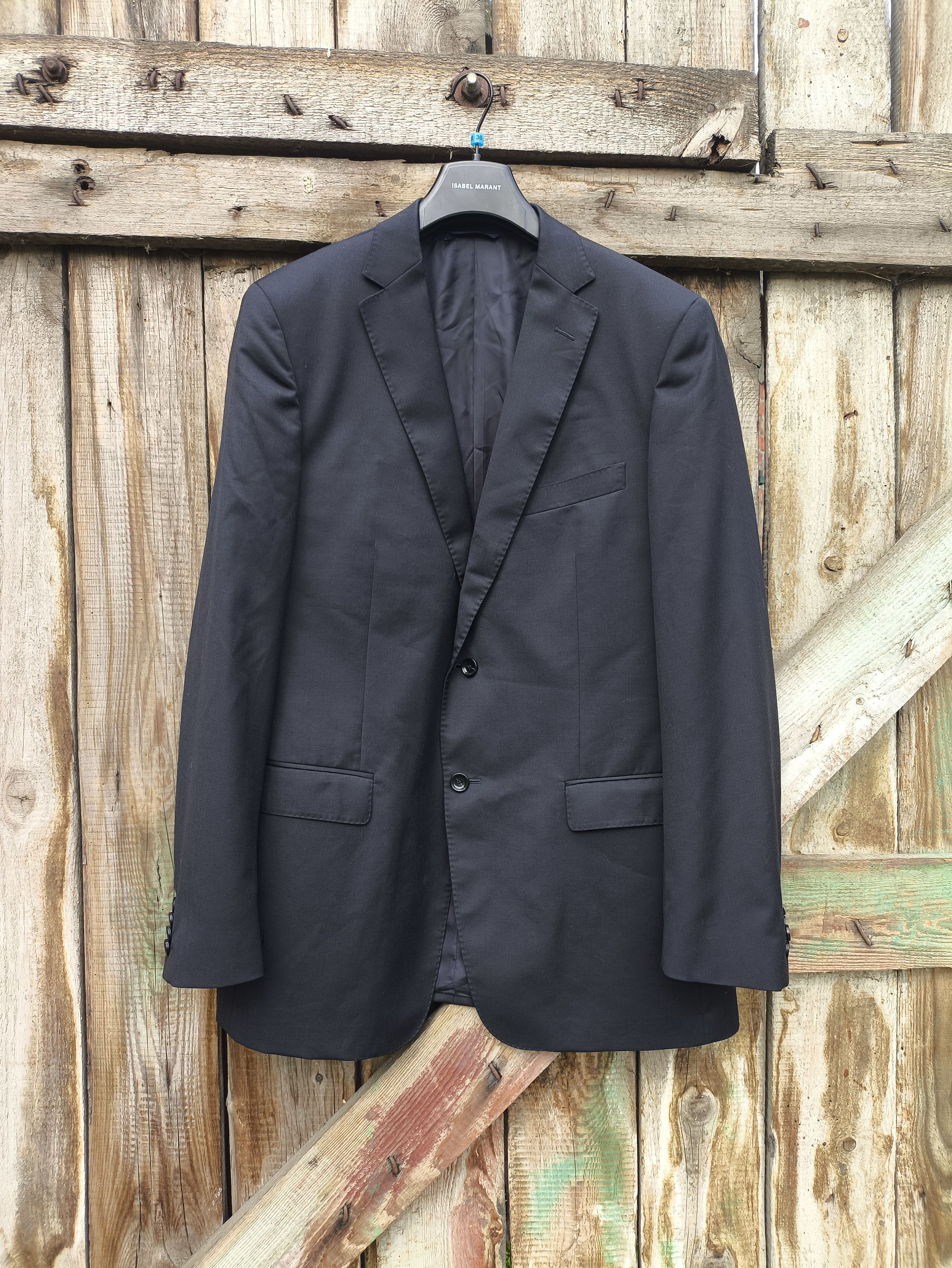 Z Zegna Z Zegna Black wool suit 50 Size 50L - 1 Thumbnail