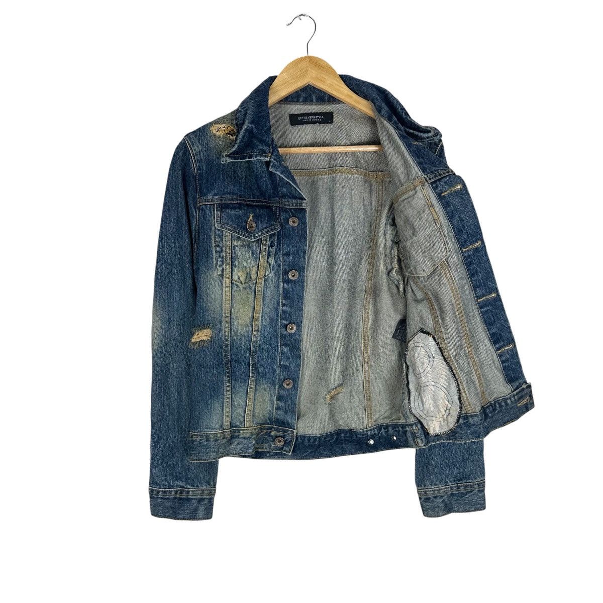 If Six Was Nine OF THE NEIGE PATCHWORK DENIM JACKET Size US S / EU 44-46 / 1 - 10 Thumbnail