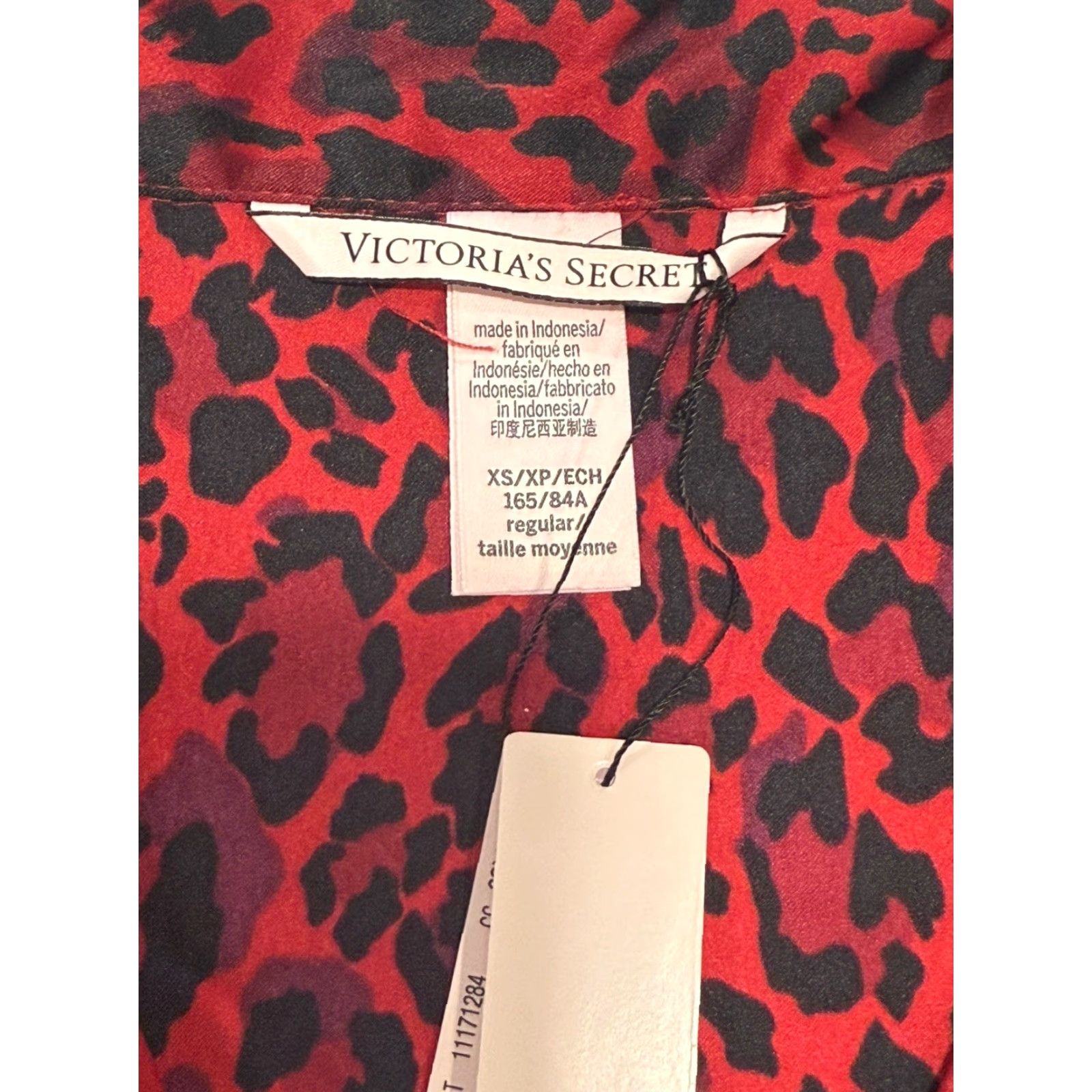 Victoria's Secret Victoria's Secret Womens Sleep Pajama Top L/S Leopard Print Red XS Size XS / US 0-2 / IT 36-38 - 4 Thumbnail
