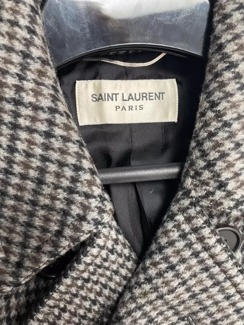 Saint Laurent Paris Saint Laurent Paris Thousand bird grid wool double breasted Size US XL / EU 56 / 4 - 3 Thumbnail