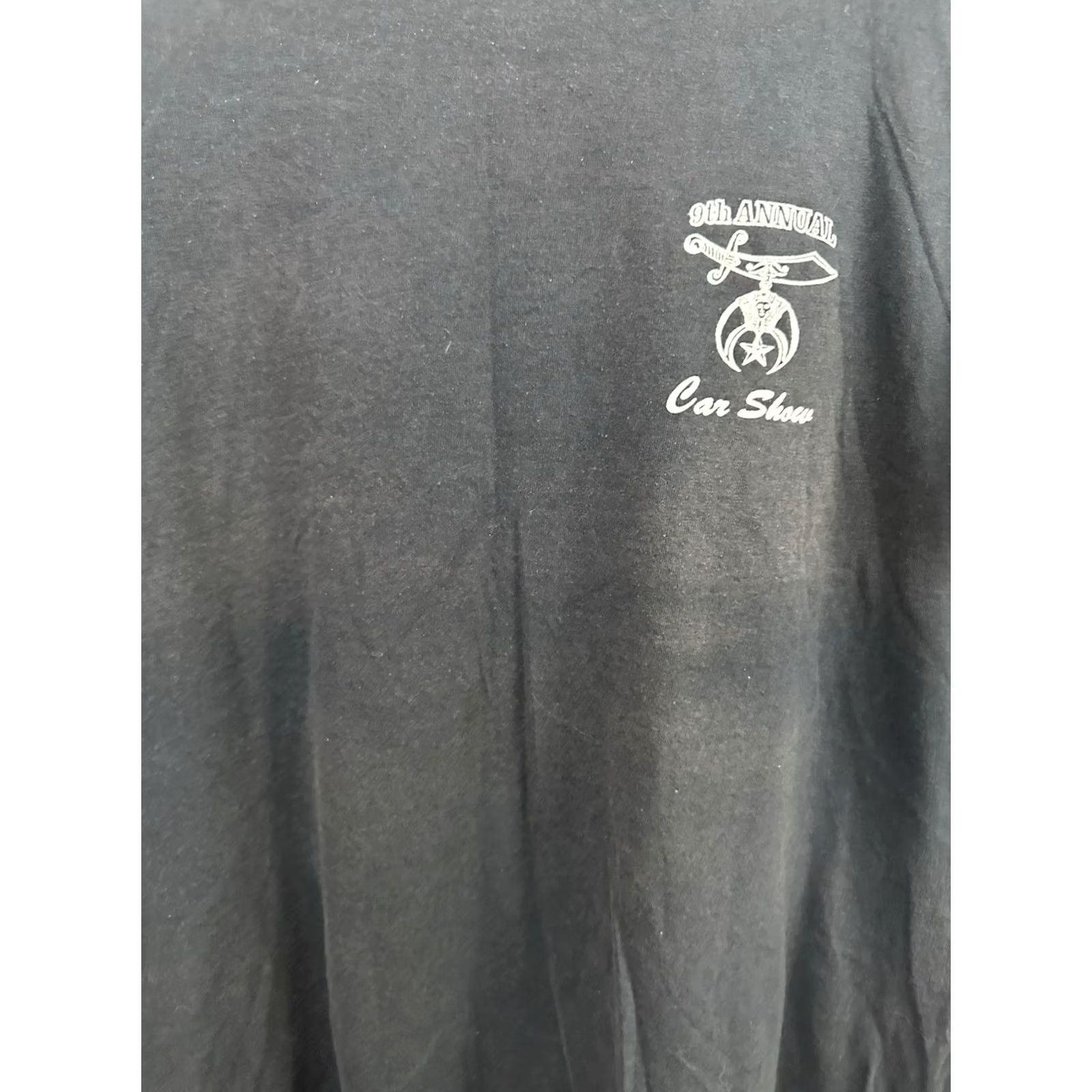 Vintage VTG 80s Sparta Shrine Car Show Paper Thin Worn Burnout T-Shirt XL Black Mens Shirt Nike? Size US XL / EU 56 / 4 - 7 Thumbnail