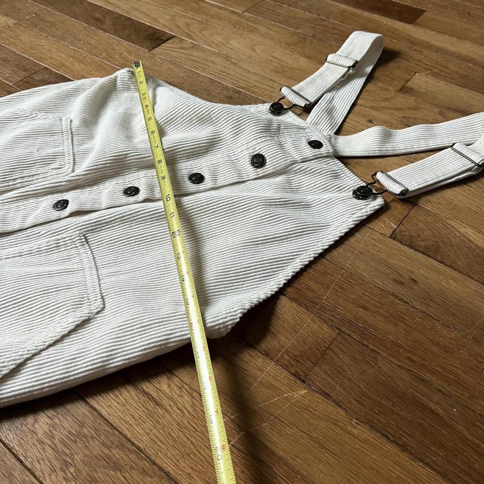 Forever 21 Forever 21 Women's Cream Overall Dress Size M / US 6-8 / IT 42-44 - 3 Thumbnail