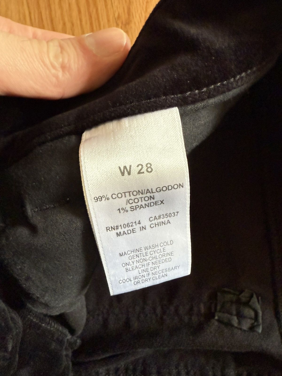 Joe's Joe’s Jeans Women Black Velvet Skinny Jeans 28W Size 28" / US 6 / IT 42 - 7 Thumbnail