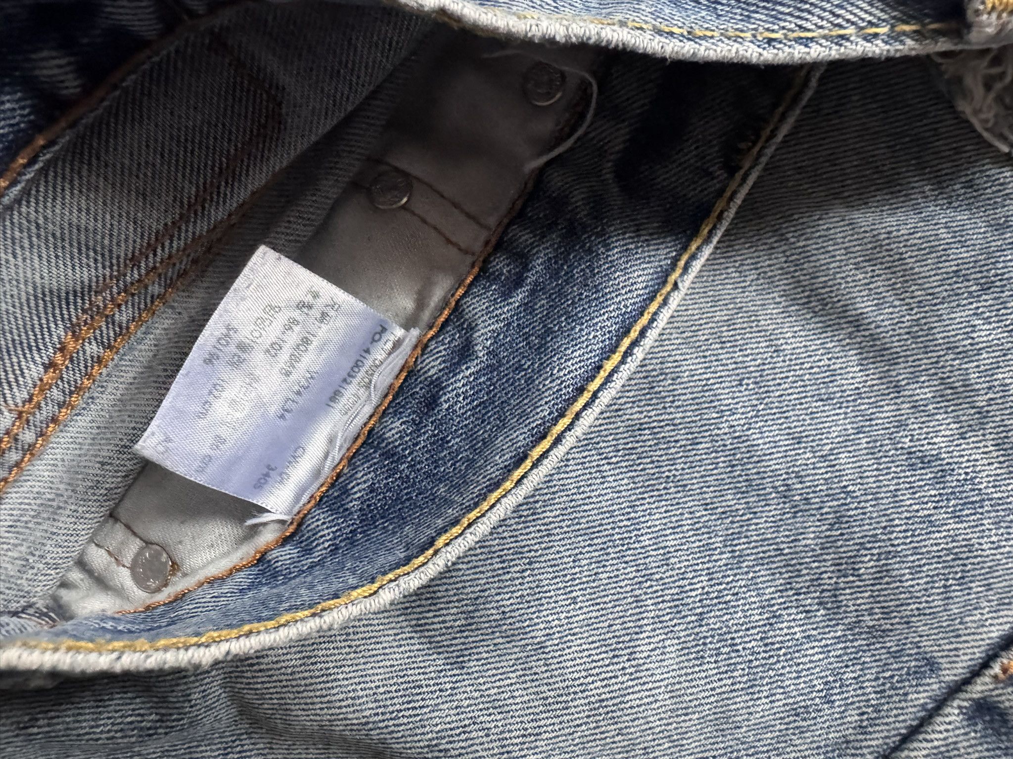 Levi's Levis 505 flared denim pants jeans y2k baby blue distressed Size US 34 / EU 50 - 8 Thumbnail