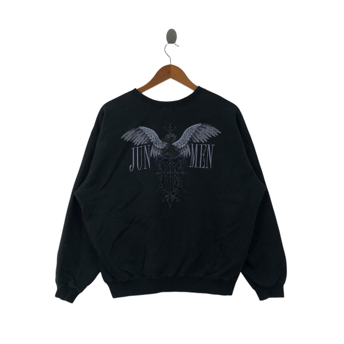 Vintage JUN MEN Not UNDERCOVER Wing y2k Design Sweatshirt