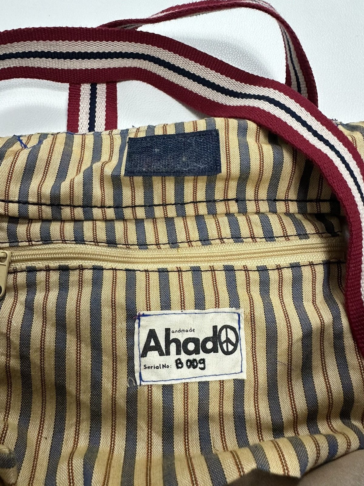 Handmade Custom Made Distressed denim Patchwork Boro Paisley tote bag Size ONE SIZE - 14 Thumbnail