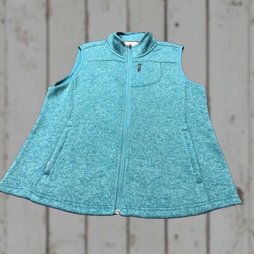 Orvis Orvis Women's Fleece Vest Extra Large Blue Full Zip Lightweight Outdoor Hiking Size L / US 10 / IT 46 - 1 Thumbnail