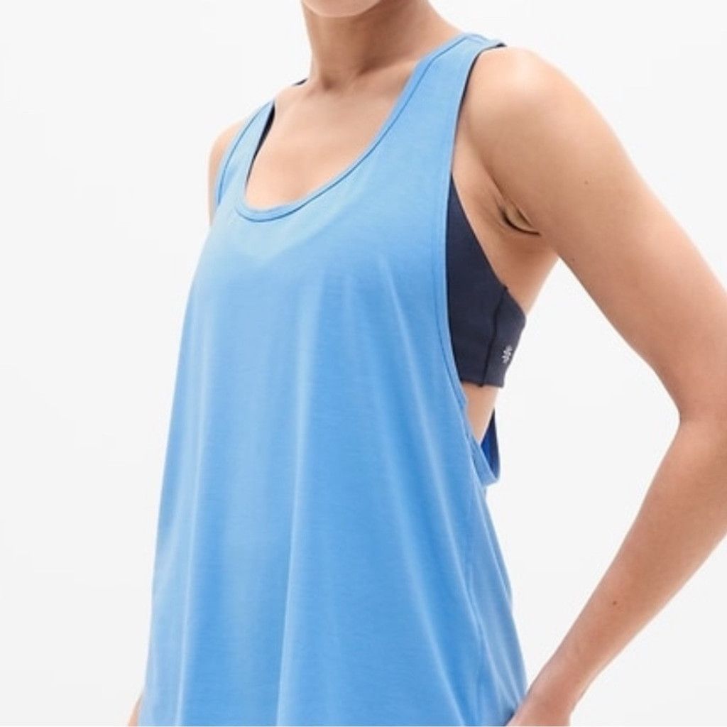 Athleta Athleta With Ease Racerback Tank Top - Misty Blue Size S / US 4 / IT 40 - 1 Thumbnail