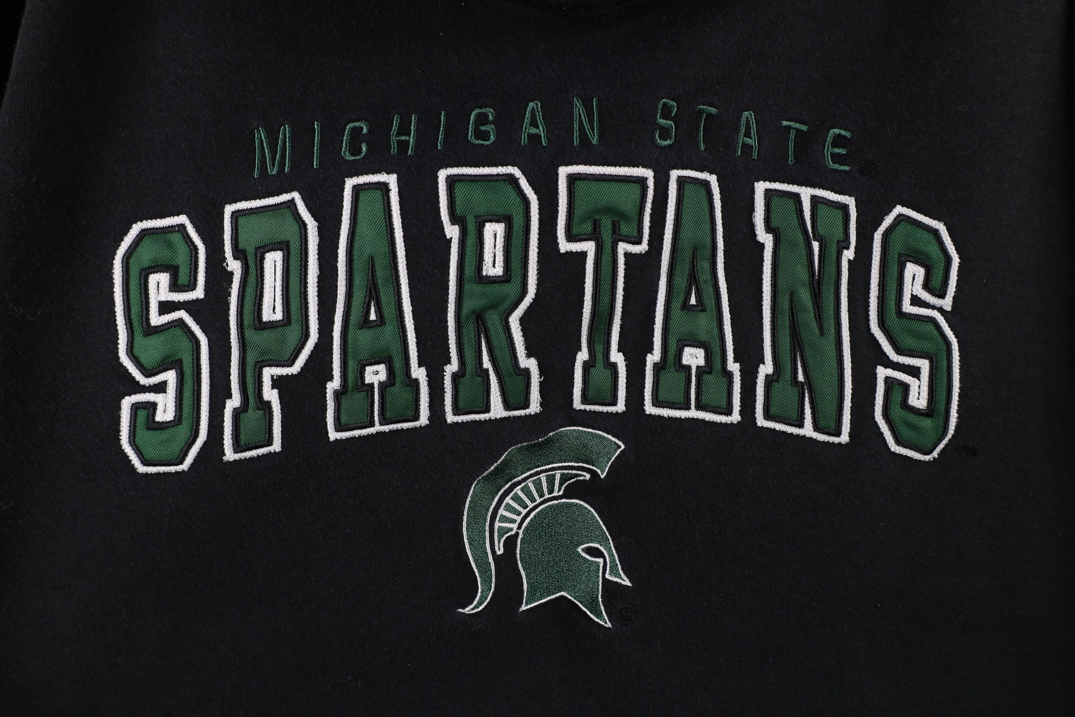 Vintage Vintage Michigan State University Hoodie Sweatshirt Black Size US L / EU 52-54 / 3 - 7 Thumbnail