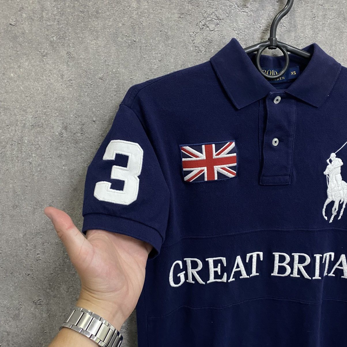 Vintage Polo Ralph Lauren Big Logo Great Britain T-shirt #3