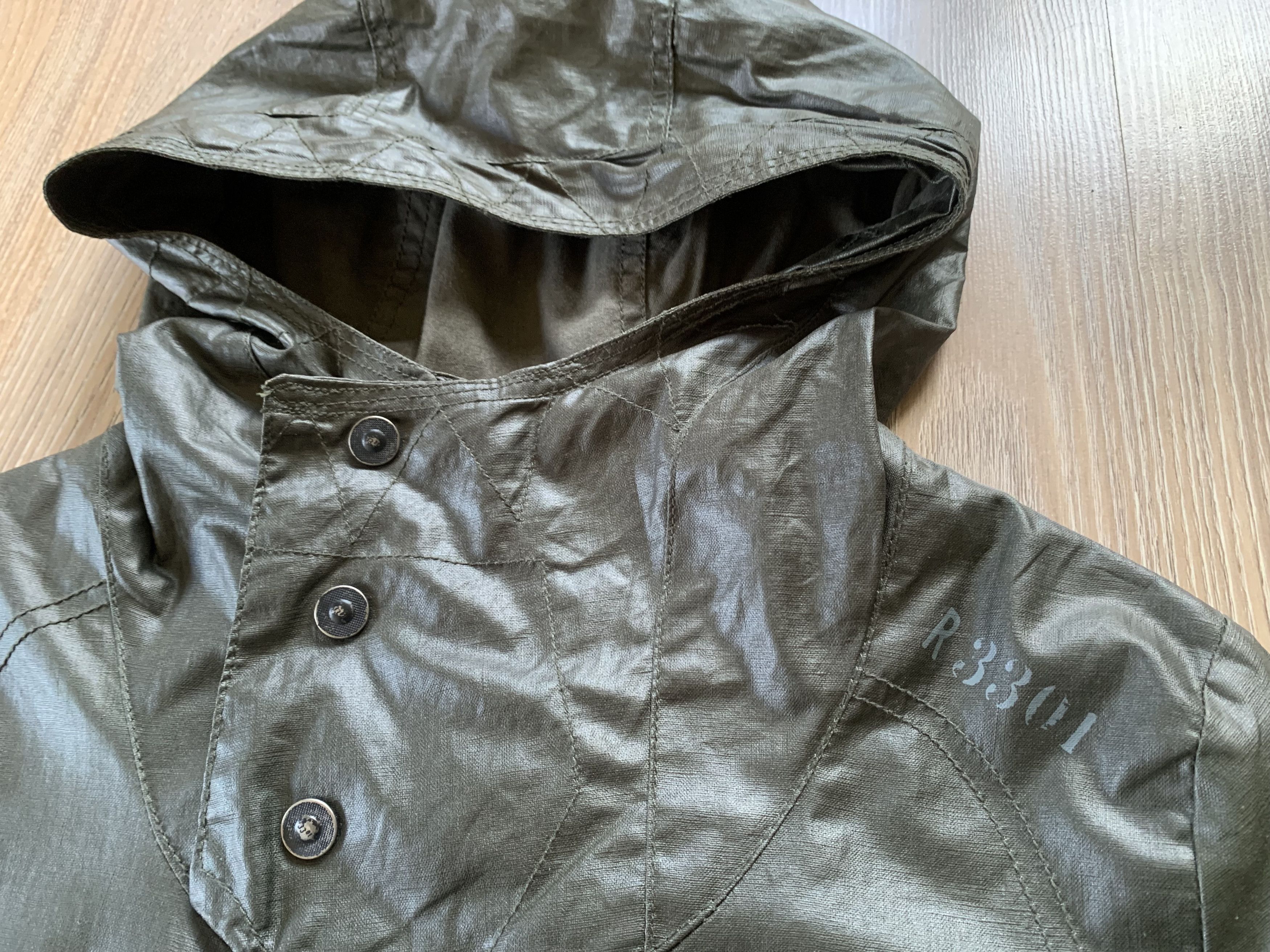 G-Star Womens G Star Raw Legion Parka Khaki Wax Trench Coat Size XS / US 0-2 / IT 36-38 - 6 Thumbnail