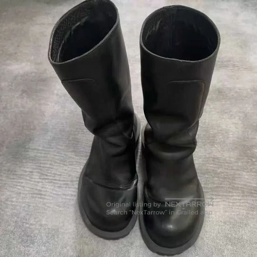 Balenciaga balenciaga black hummet mid-calf boots. Size US 8 / EU 41 - 2 Thumbnail