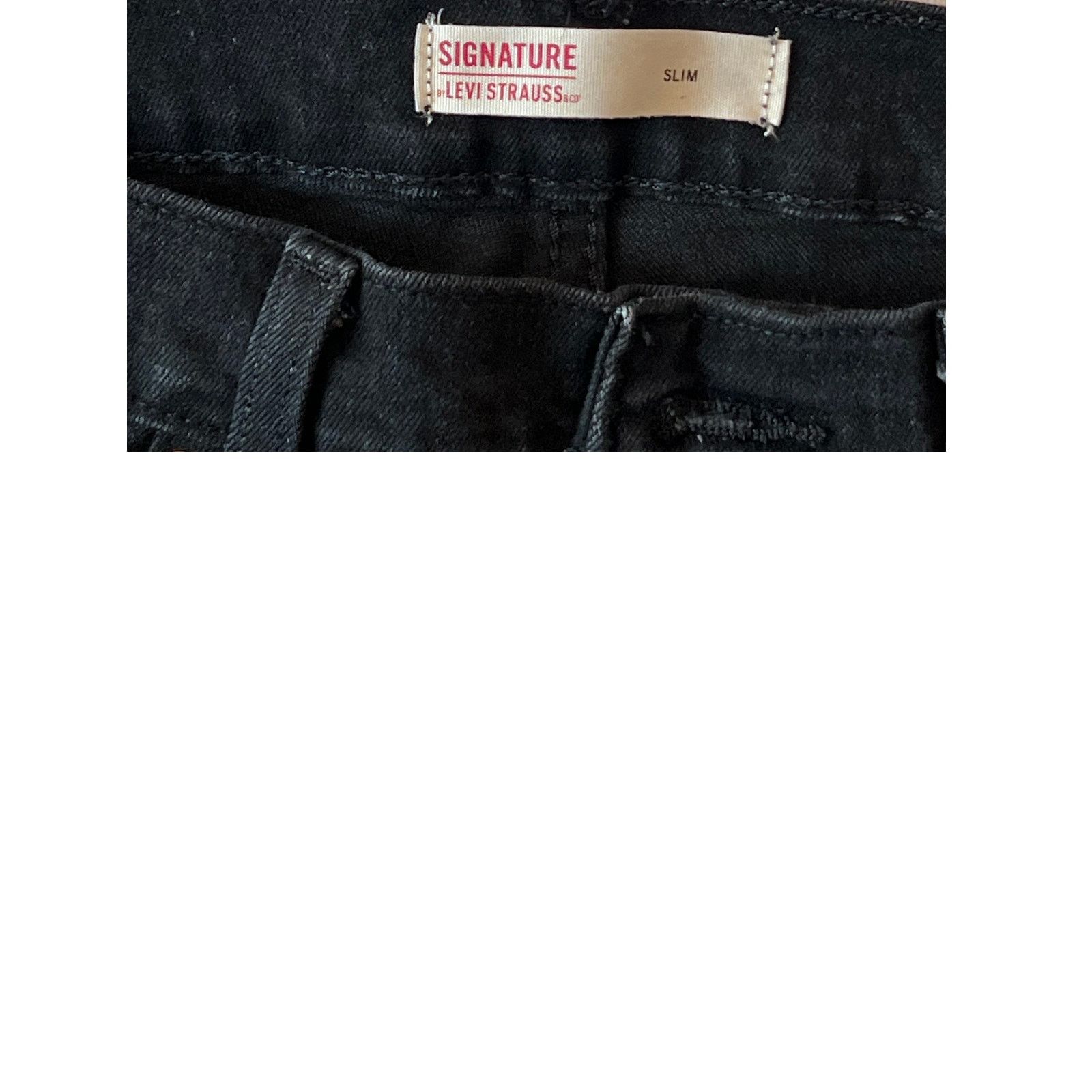 Levi's Levi's Signature Black Slim Jeans 33x30 Size US 30 / EU 46 - 3 Thumbnail
