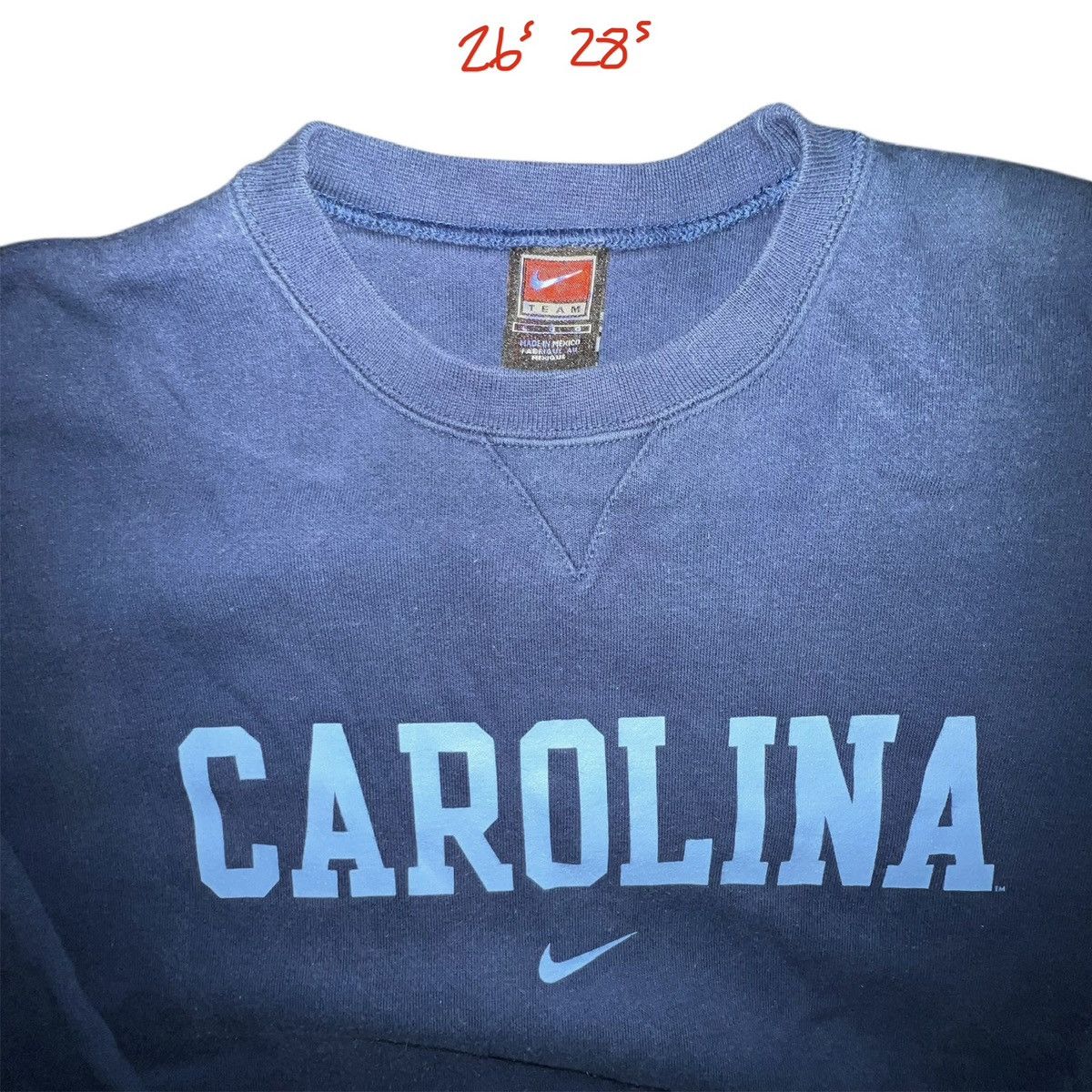 Nike Vintage N.C. Nike crewneck pullover sweatshirt L Size US L / EU 52-54 / 3 - 2 Thumbnail