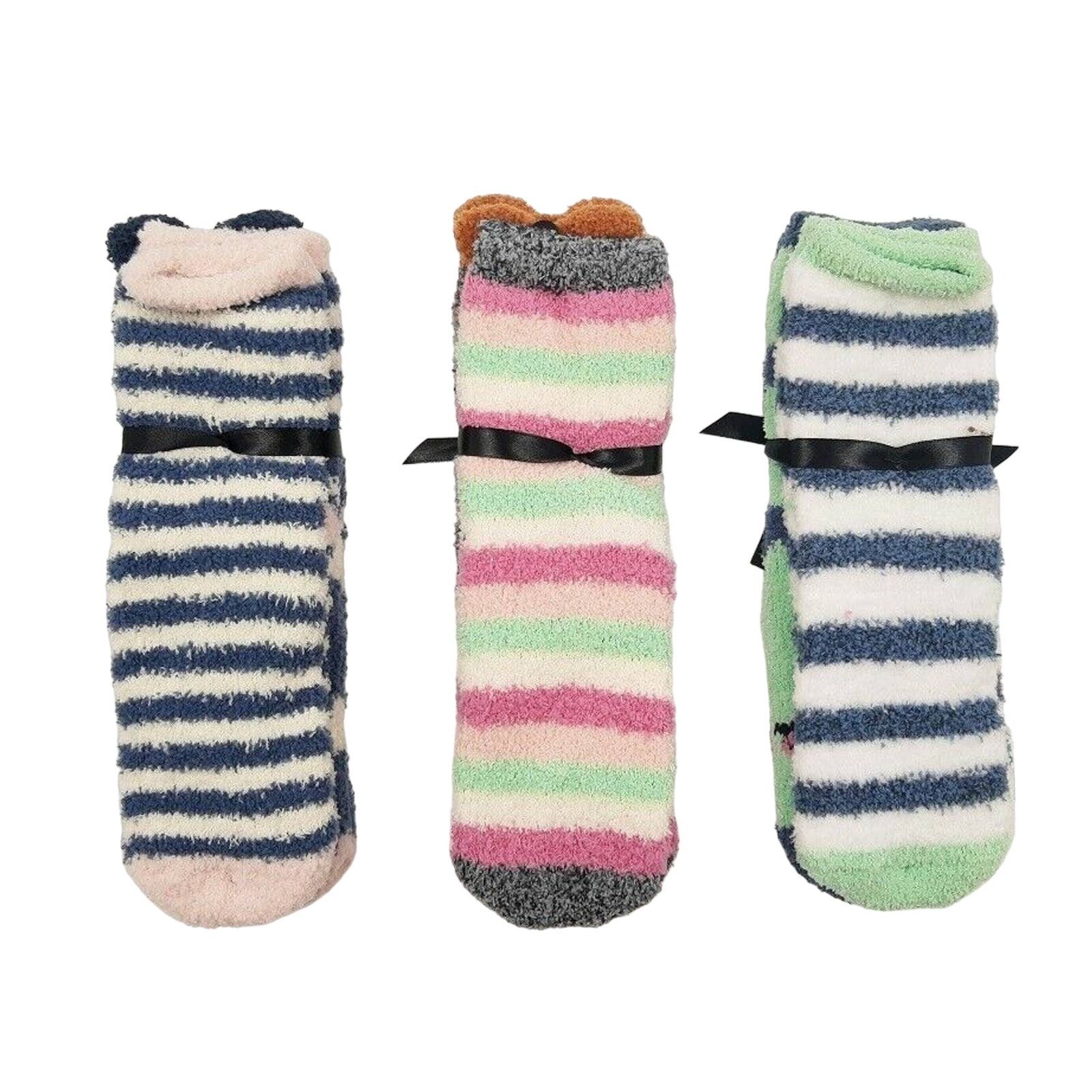 The Unbranded Brand Free Press Women Multi Stripe 6 Pairs Crew Socks One Size Size ONE SIZE - 2 Thumbnail