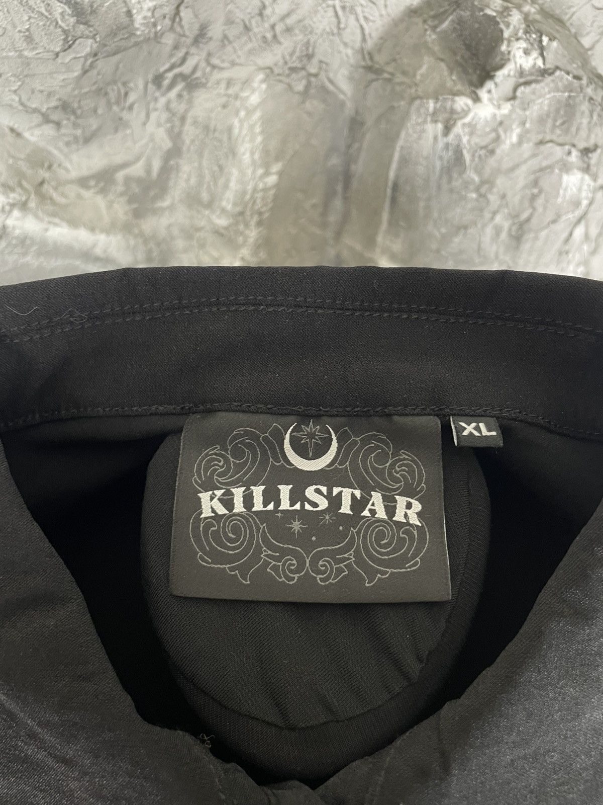 Killstar Killstar Y2K Cats Buttons Dress Gothic Punk Witch Style Size L / US 10 / IT 46 - 10 Thumbnail
