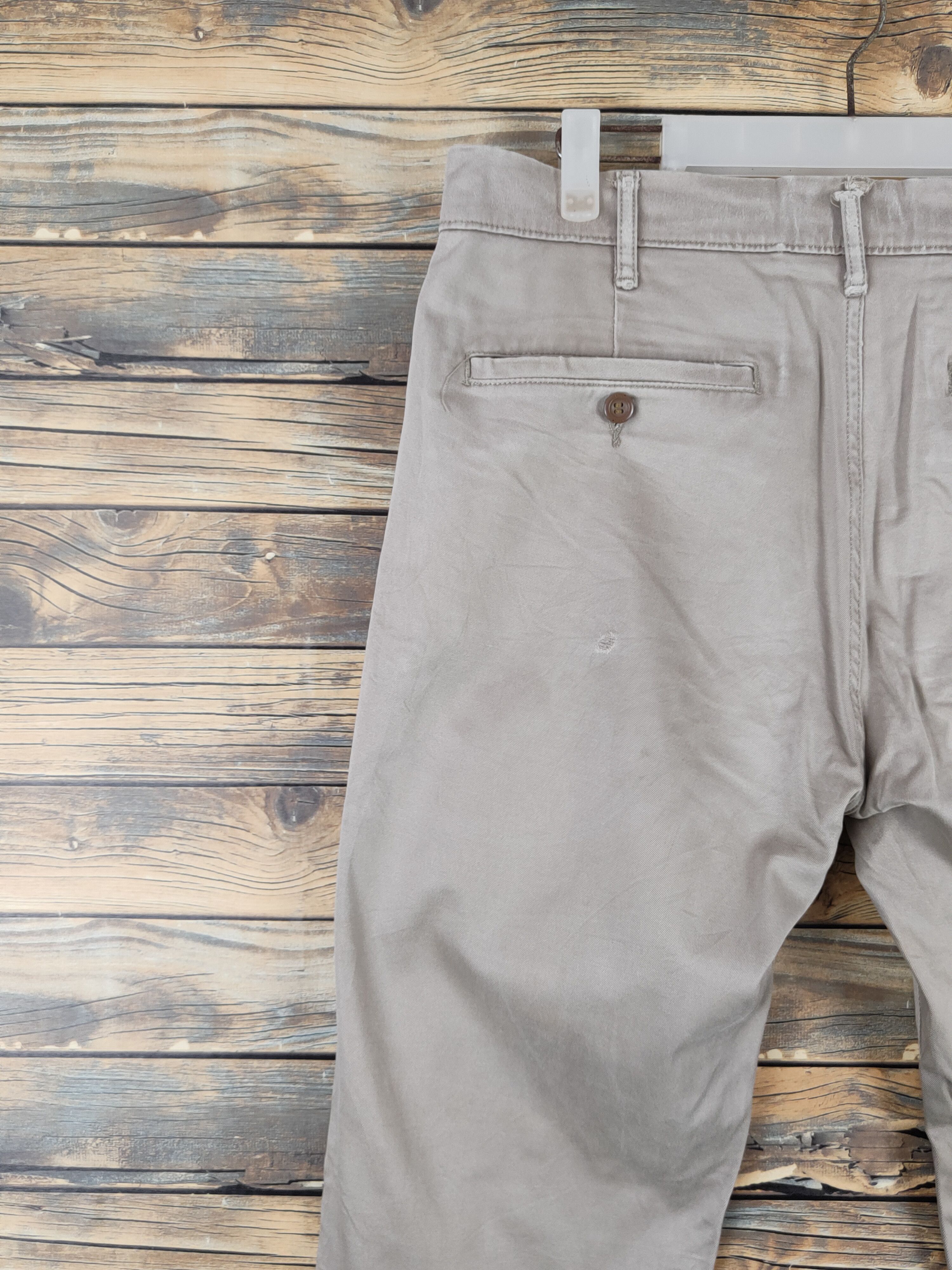 Japanese Brand Levi's Beige Multipocket Casual Pants #W1046 Size US 32 / EU 48 - 8 Thumbnail