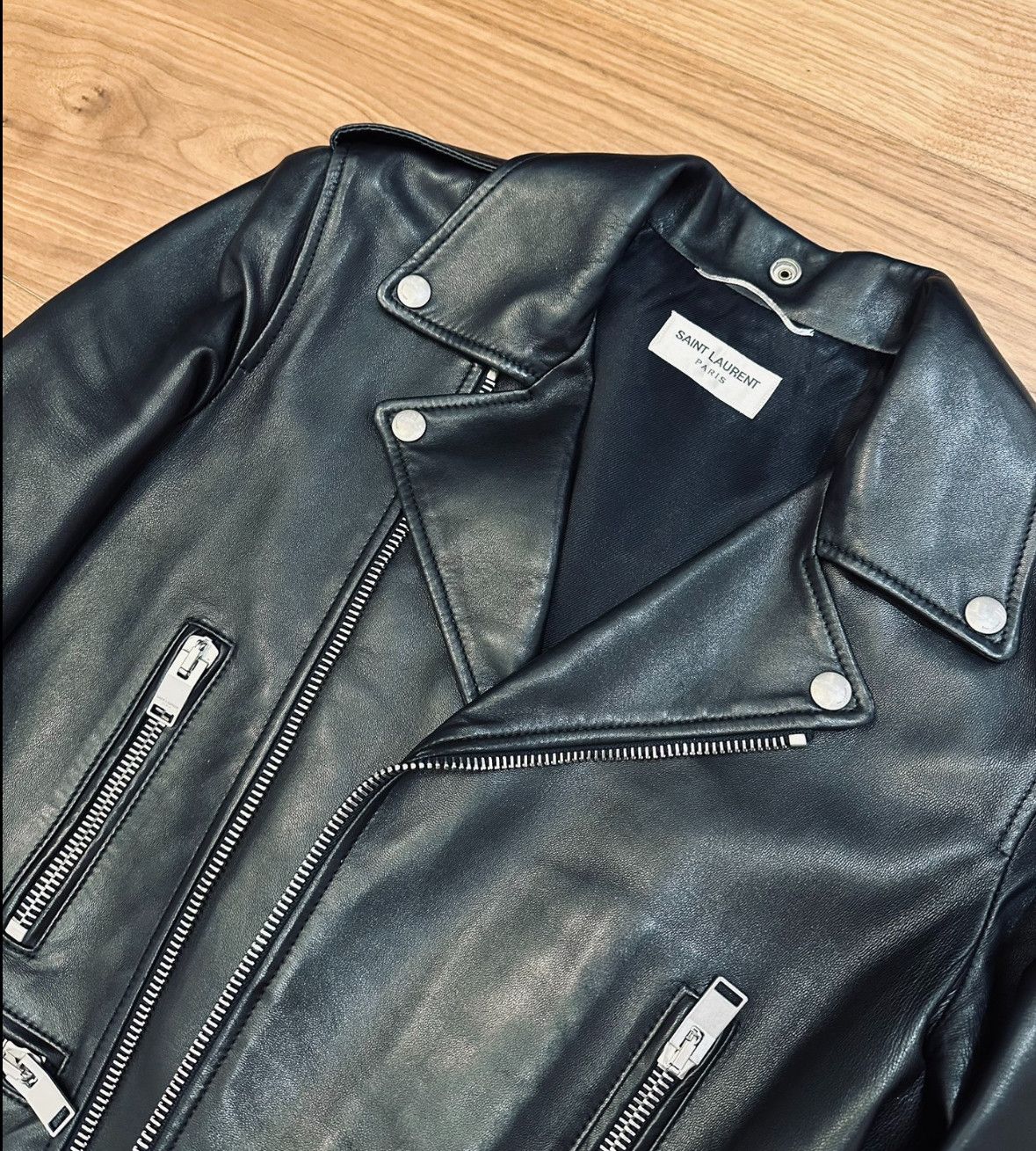 Saint Laurent Paris saint laurent L01 Leather Jacket | Grailed
