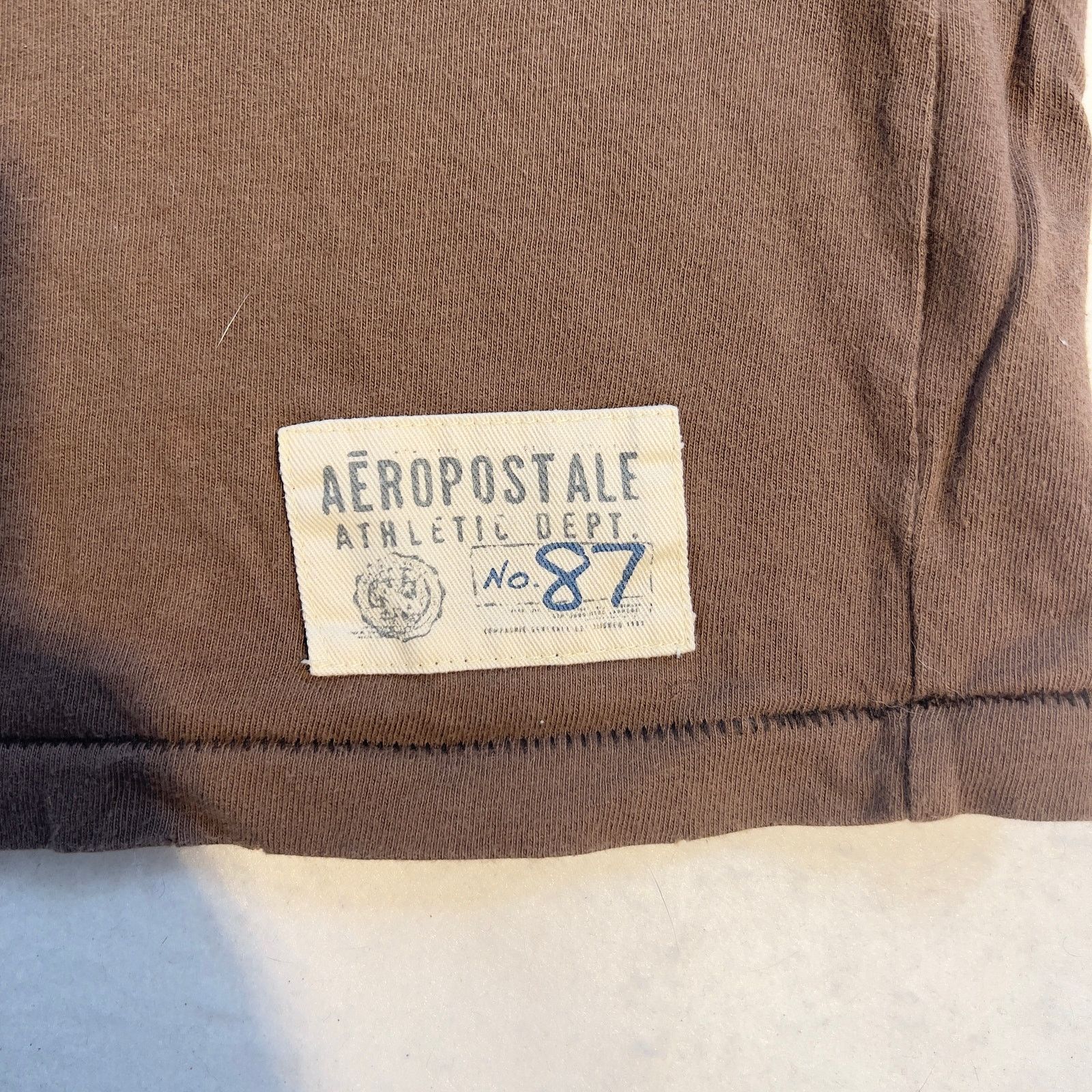 Aeropostale Aeropostale 1987 Varsity T-Shirt Woman L Distressed Vintage Size L / US 10 / IT 46 - 5 Thumbnail