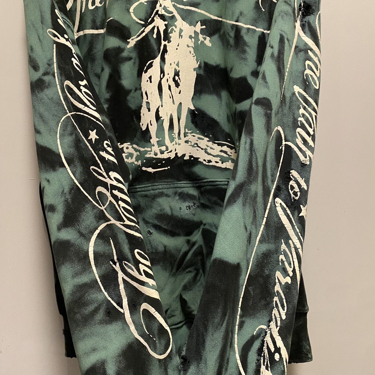 HELLSTAR Hellstar Lava No Guts Marble Paradise Hoodie Green Black Size US S / EU 44-46 / 1 - 6 Thumbnail