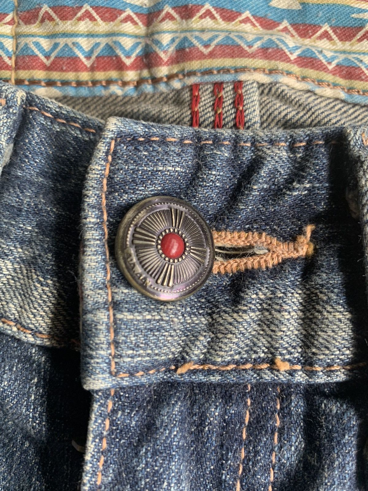 Edwin EDWIN XV MUDMAX HIPPIES STYLE FADED & RUSTY DISTRESSED DENIM Size US 28 / EU 44 - 21 Thumbnail