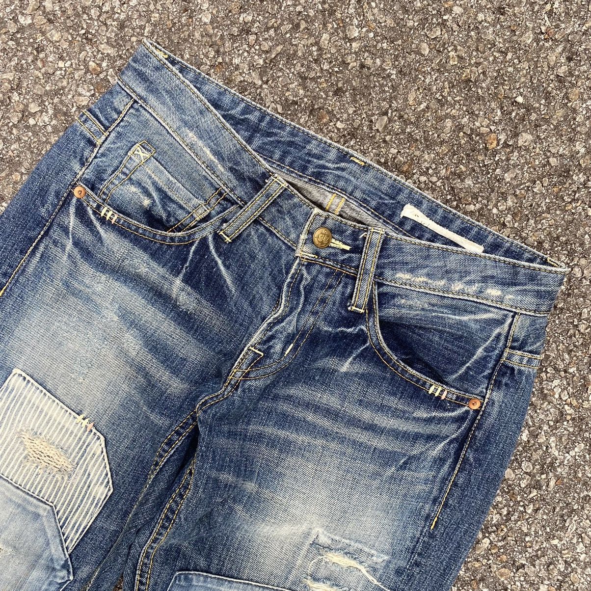 Hysteric Glamour Patched Jeans Vintage Japanese Punk Grunge Style Size US 30 / EU 46 - 5 Thumbnail