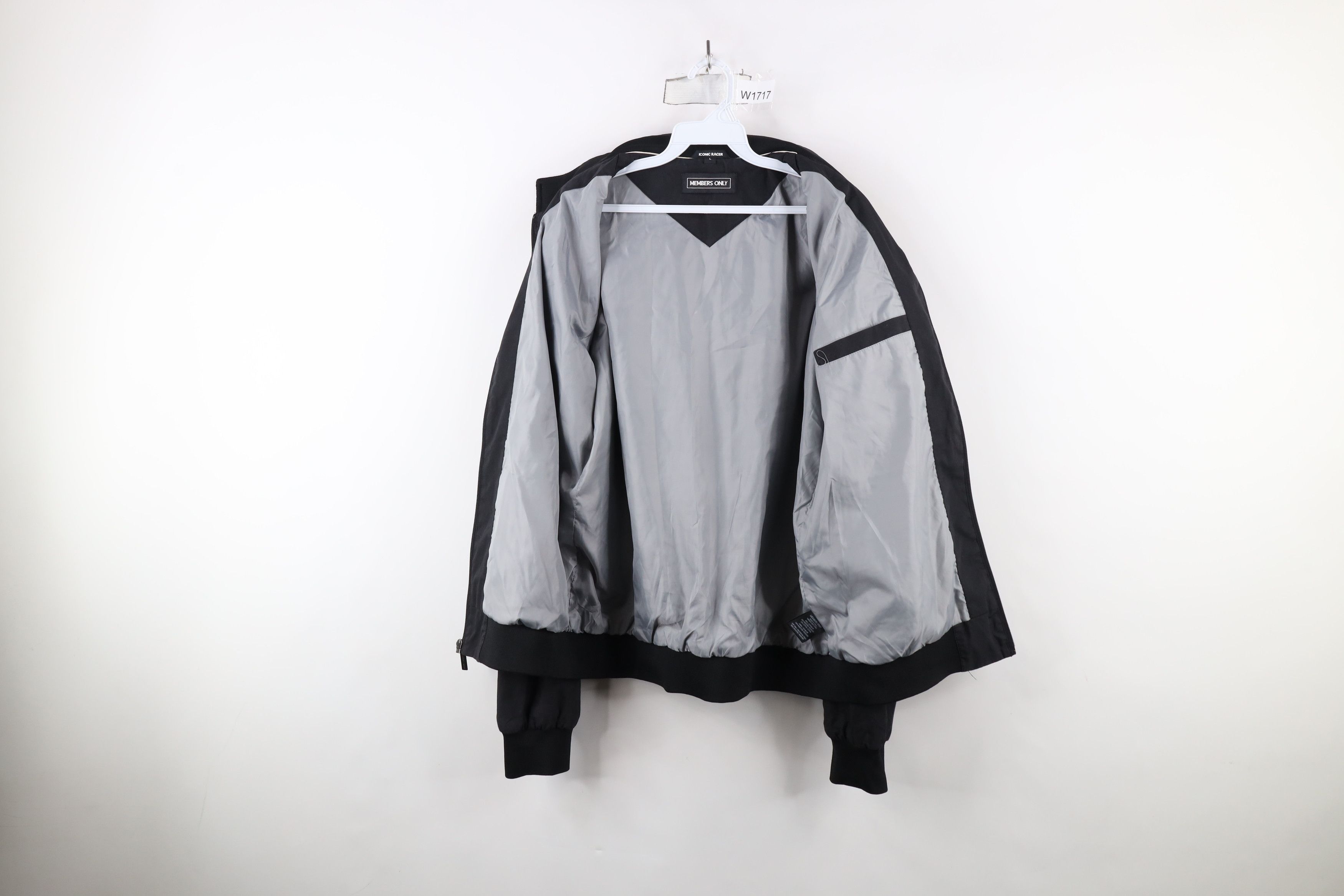 Members Only × Vintage Vintage 90s Members Only Cafe Racer Bomber Jacket Black Size US L / EU 52-54 / 3 - 10 Thumbnail