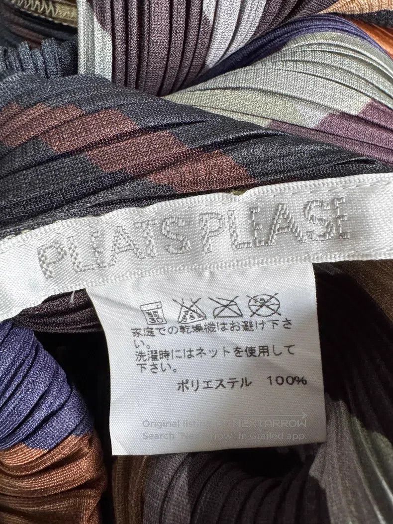 Issey Miyake Issey Miyake Color Block Pleated Stretch Top Size L / US 10 / IT 46 - 9 Thumbnail