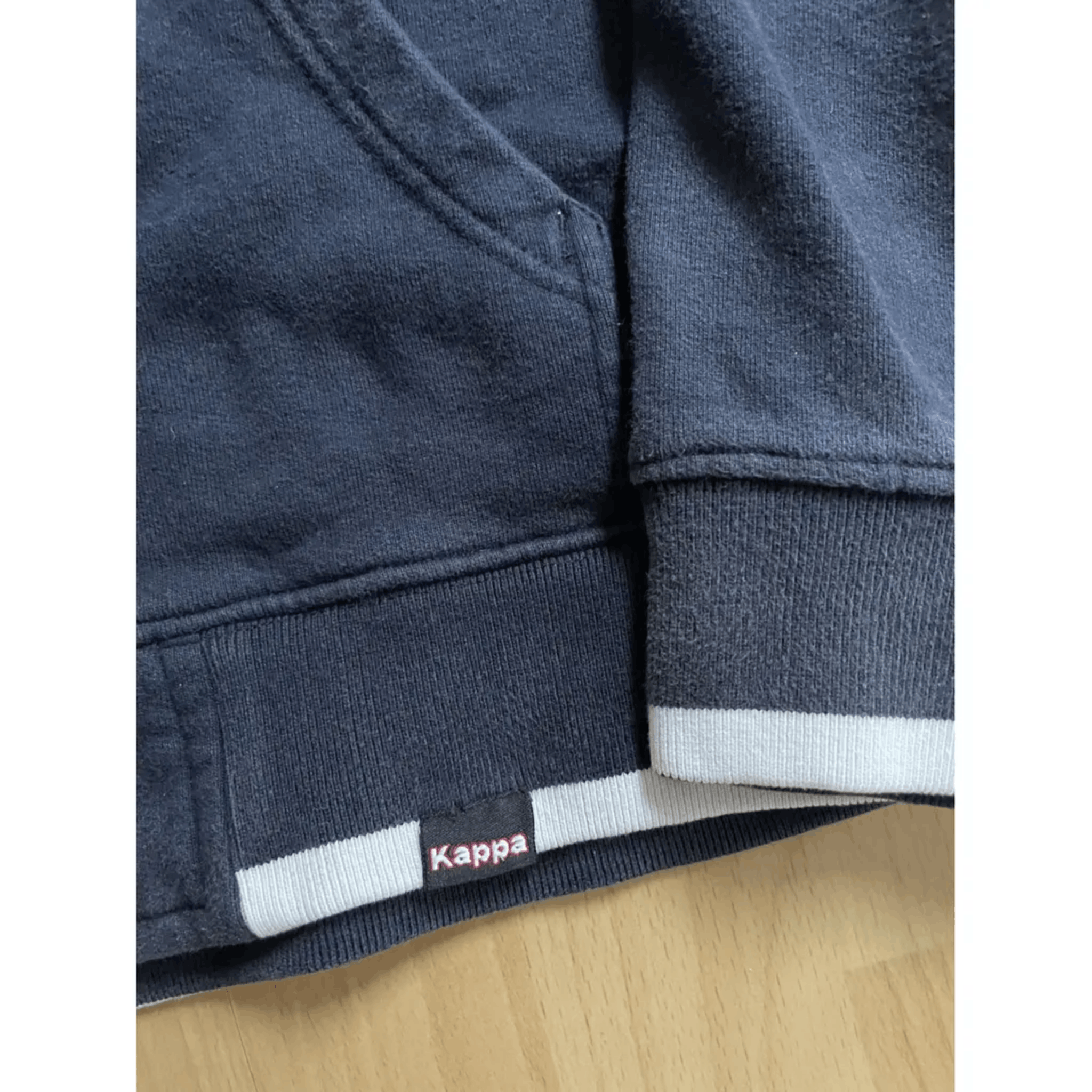 Kappa Kappa Navy Hoodie - Zip-Up - Small - Classic Logo - Used Size US S / EU 44-46 / 1 - 4 Thumbnail