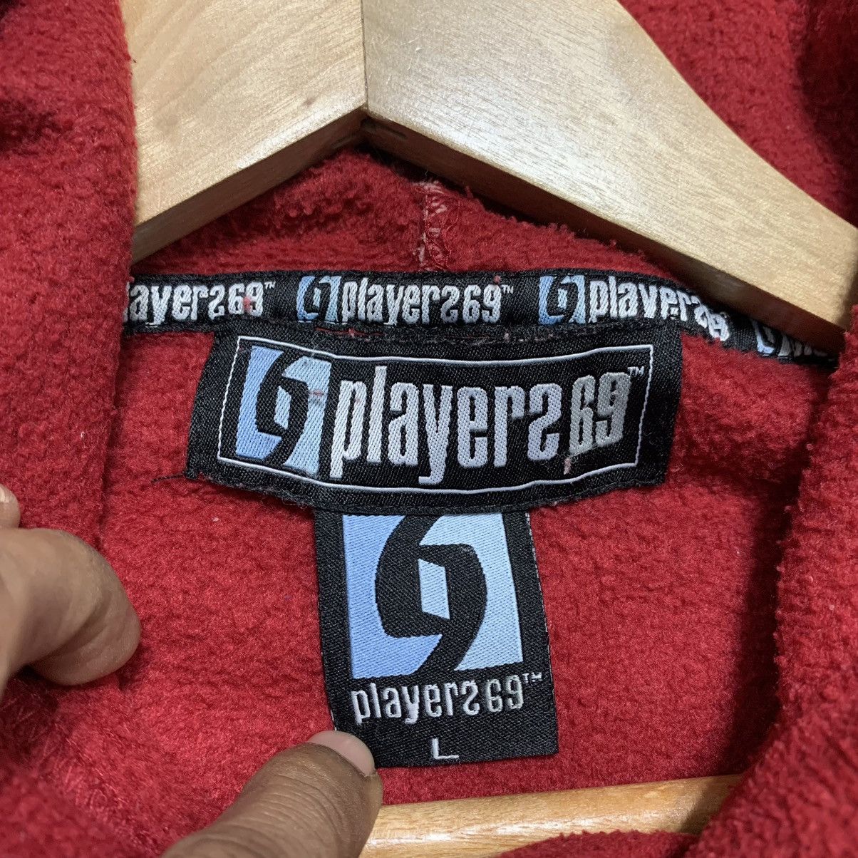 Japanese Brand Player 69 Big Logo Pullover Hoodie Size US L / EU 52-54 / 3 - 10 Thumbnail