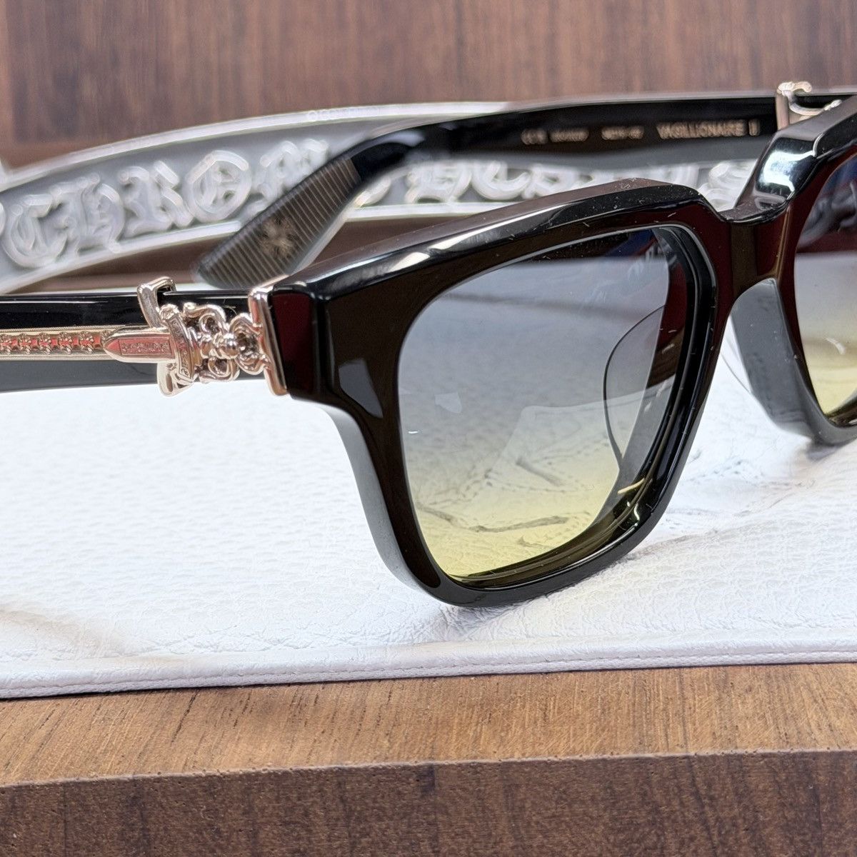 Chrome Hearts Chrome Hearts VAGILLIONAIRE II Sunglasses Size ONE SIZE - 6 Thumbnail