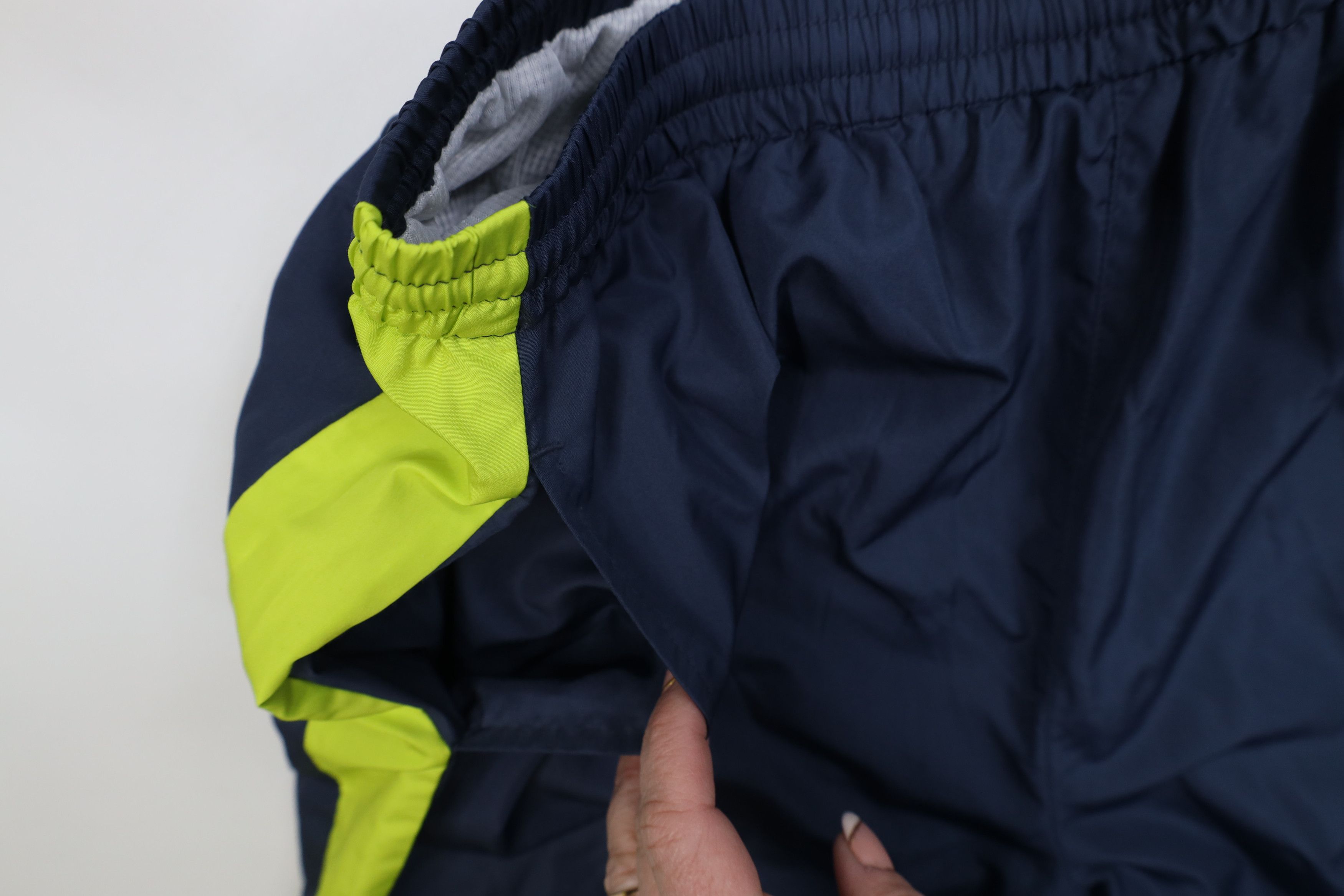 Fila Vintage 90s Y2K Fila Lined Wide Leg Windbreaker Pants Blue Size US 34 / EU 50 - 7 Thumbnail