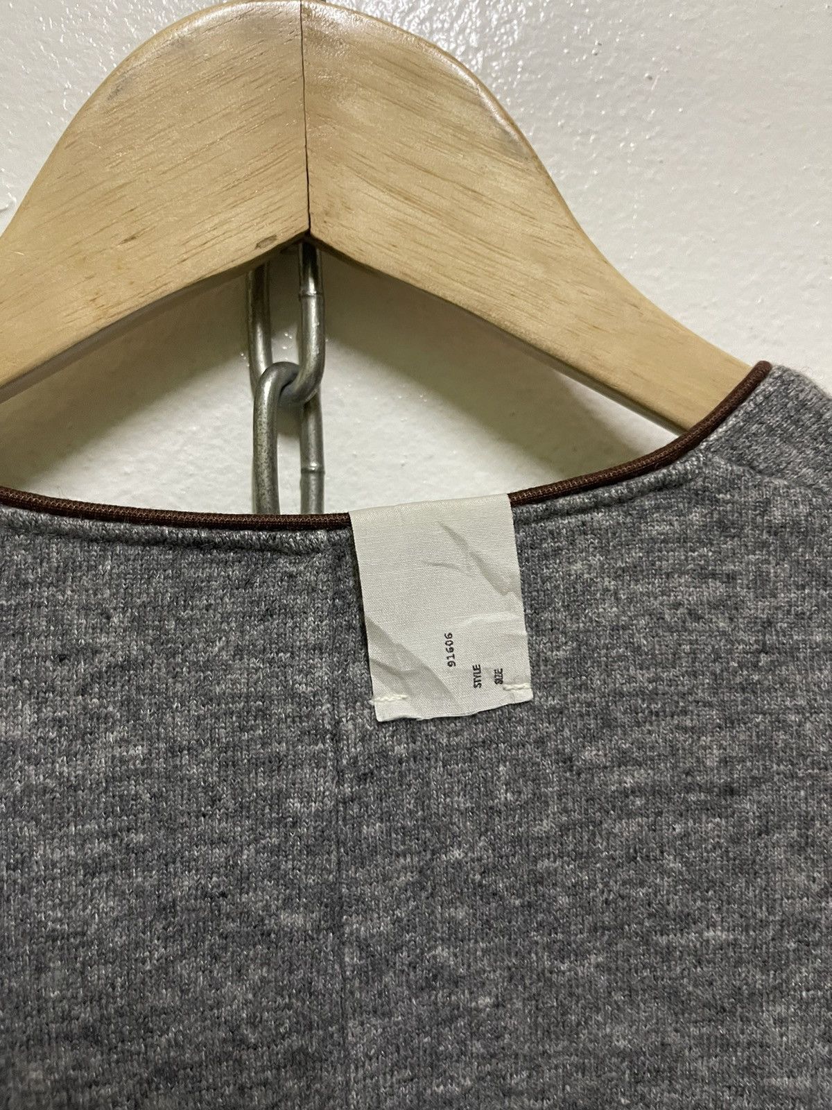 Japanese Brand N.Hoolywood Long Sleeve V Neck Size US M / EU 48-50 / 2 - 12 Thumbnail