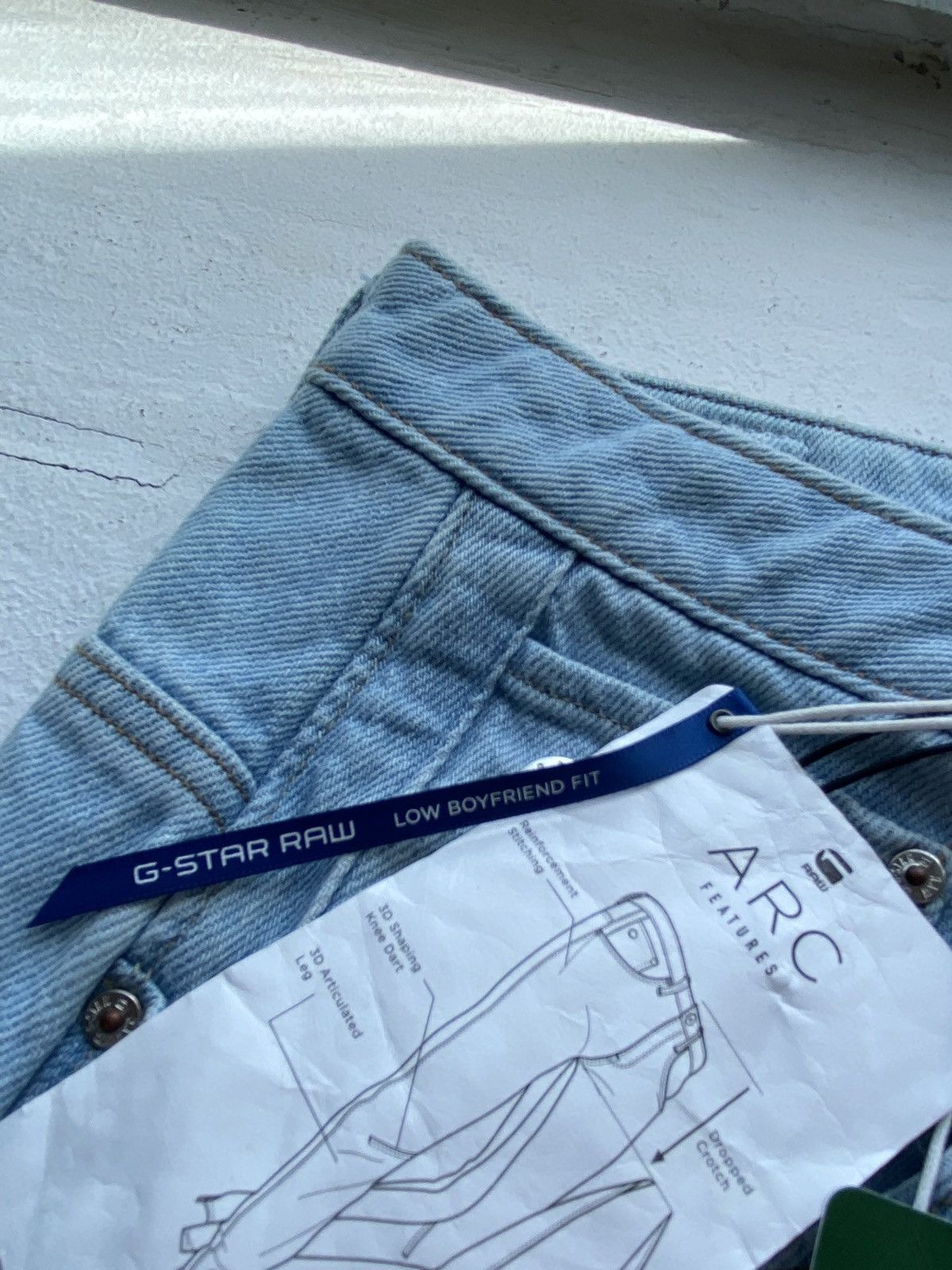 G-Star NWT G Star Raw Arc 3D Low Boufriend Fit 26 Rare Size 26" / US 2 / IT 38 - 3 Thumbnail