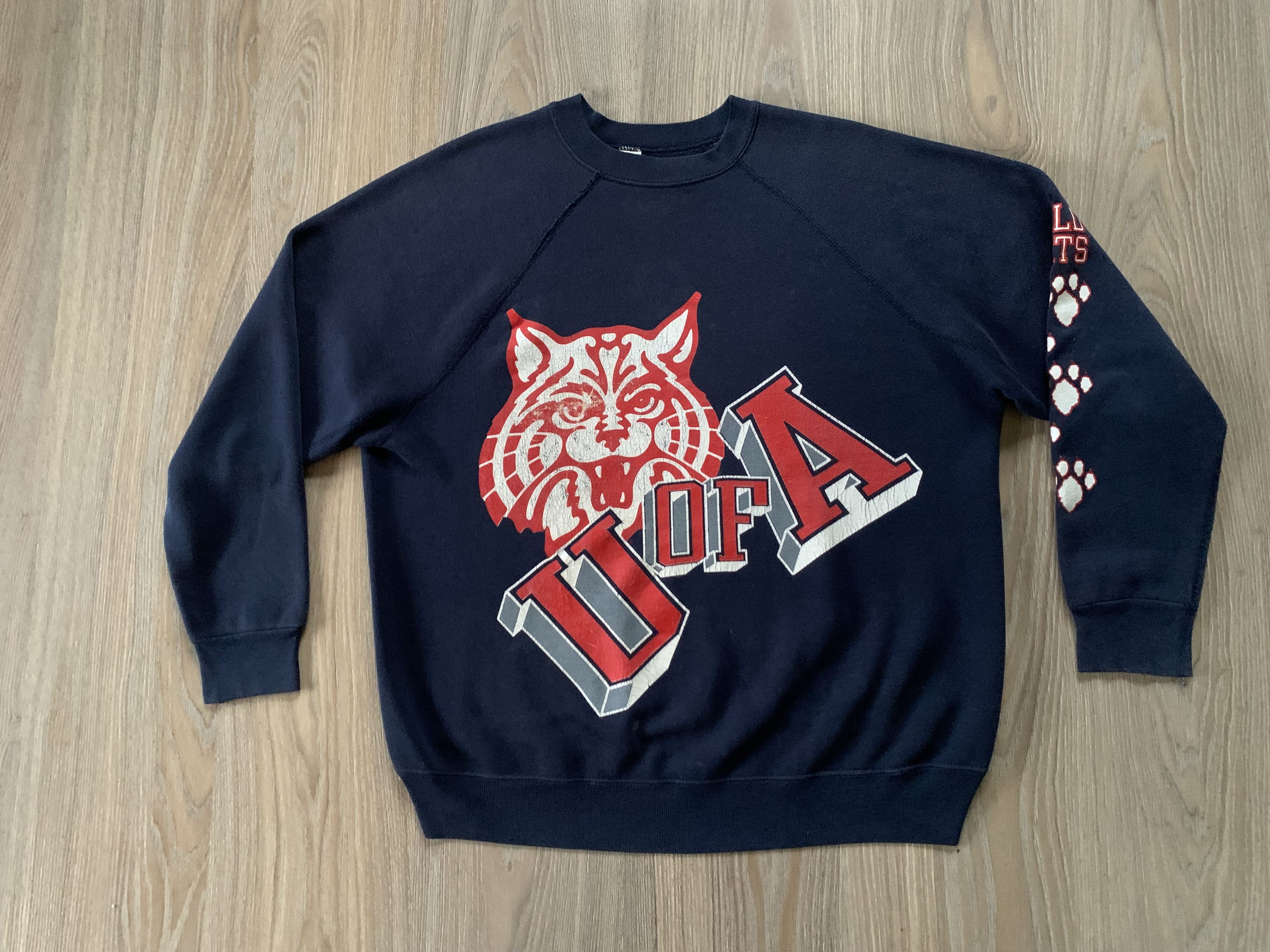 Vintage Vintage U of A Arizona Wild Cats Printed Sweatshirt Size US M / EU 48-50 / 2 - 3 Thumbnail