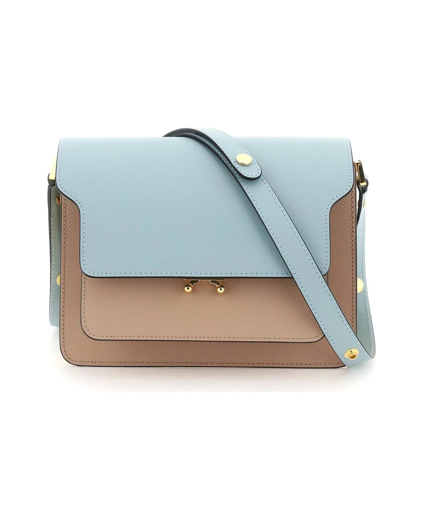 Marni o1y1125 Size : OS / Shoulder Bag in Sky Blue/Brown Size ONE SIZE - 1 Thumbnail