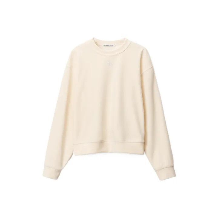 Alexander Wang Alexander Wang Velvet Embellished Pullover Sweatshirt - Size S / US 4 / IT 40 - 1 Thumbnail