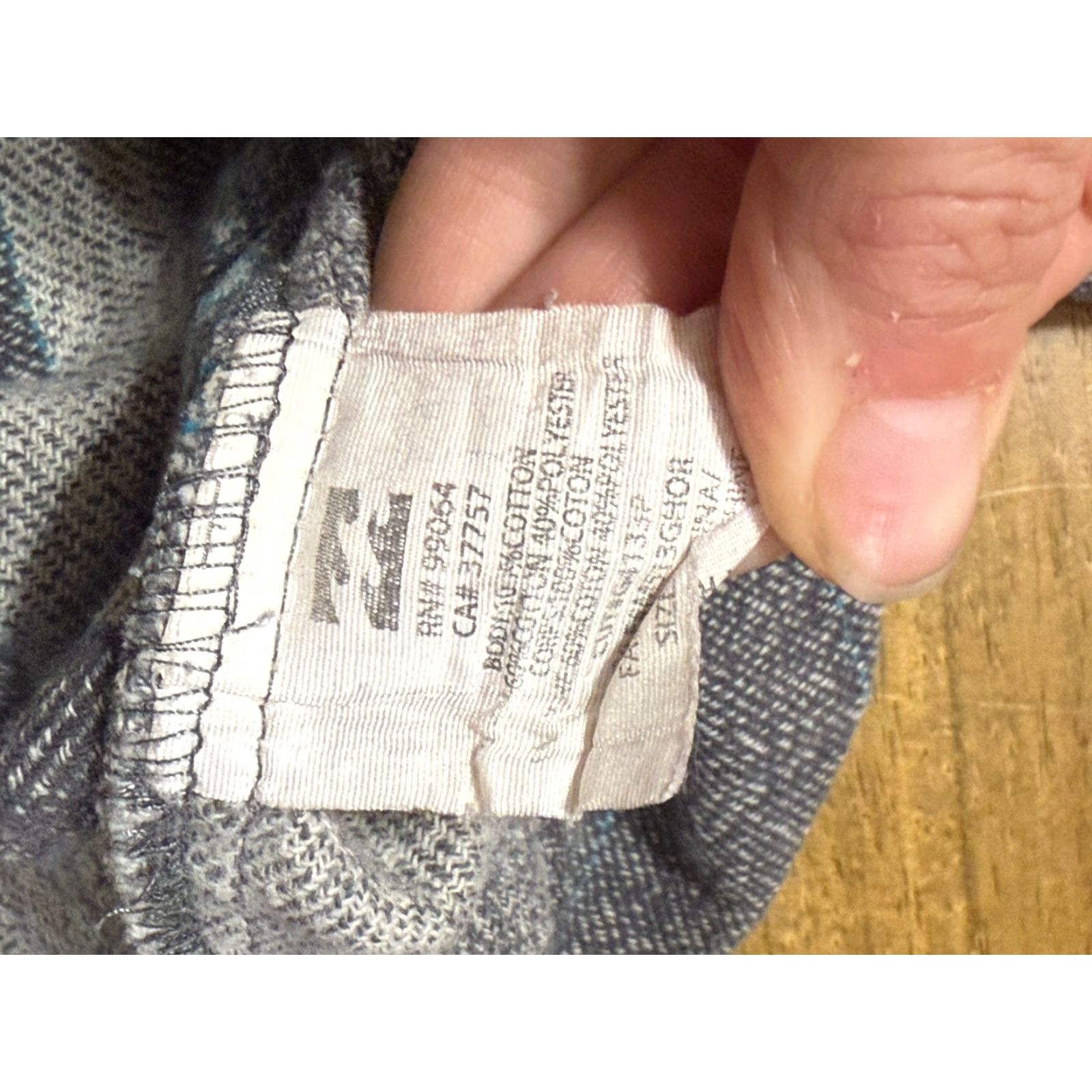 Billabong Billabong Hoodie Mens L/XL Gray Blue Long Sleeve Button Up w/ Hoodie Hoodie Size US L / EU 52-54 / 3 - 7 Thumbnail