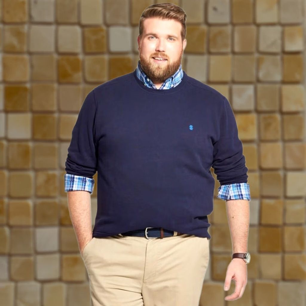 Izod IZOD Classic Sweater Shirt Men 2X Blue Cotton Blend Crewneck Pullover Long Sleeve Casual Modern 2X Mens IZOD Sweater Blue Crewneck Cotton Blend Size US XXL / EU 58 / 5 - 1 Preview