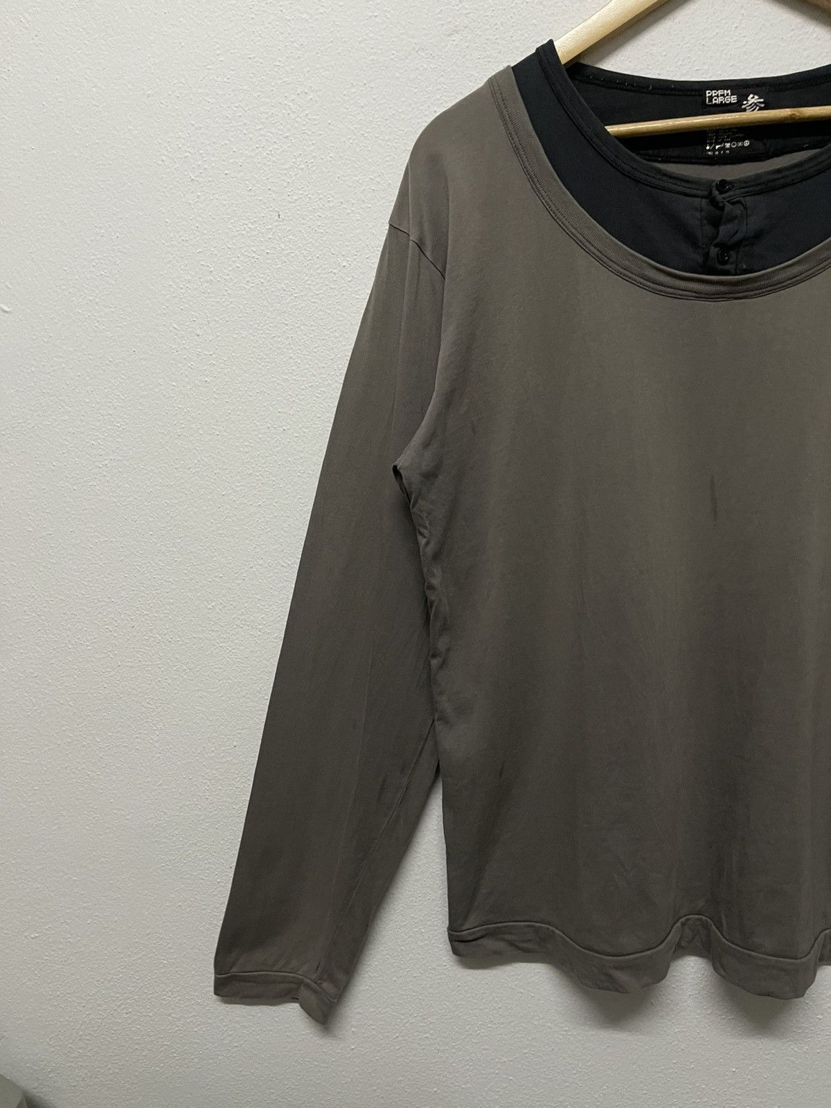 PPFM 2000s PPFM DOUBLE LAYER NECK “MONACH UNTIL 1970” LONG SLEEVE Size US L / EU 52-54 / 3 - 4 Thumbnail