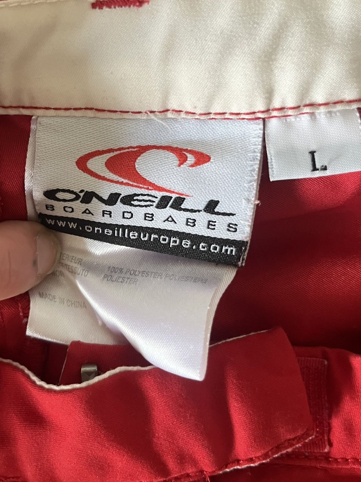 O'Neill O’Neill Red Surfing Shorts Size 38" / US 16 / IT 52 - 3 Thumbnail