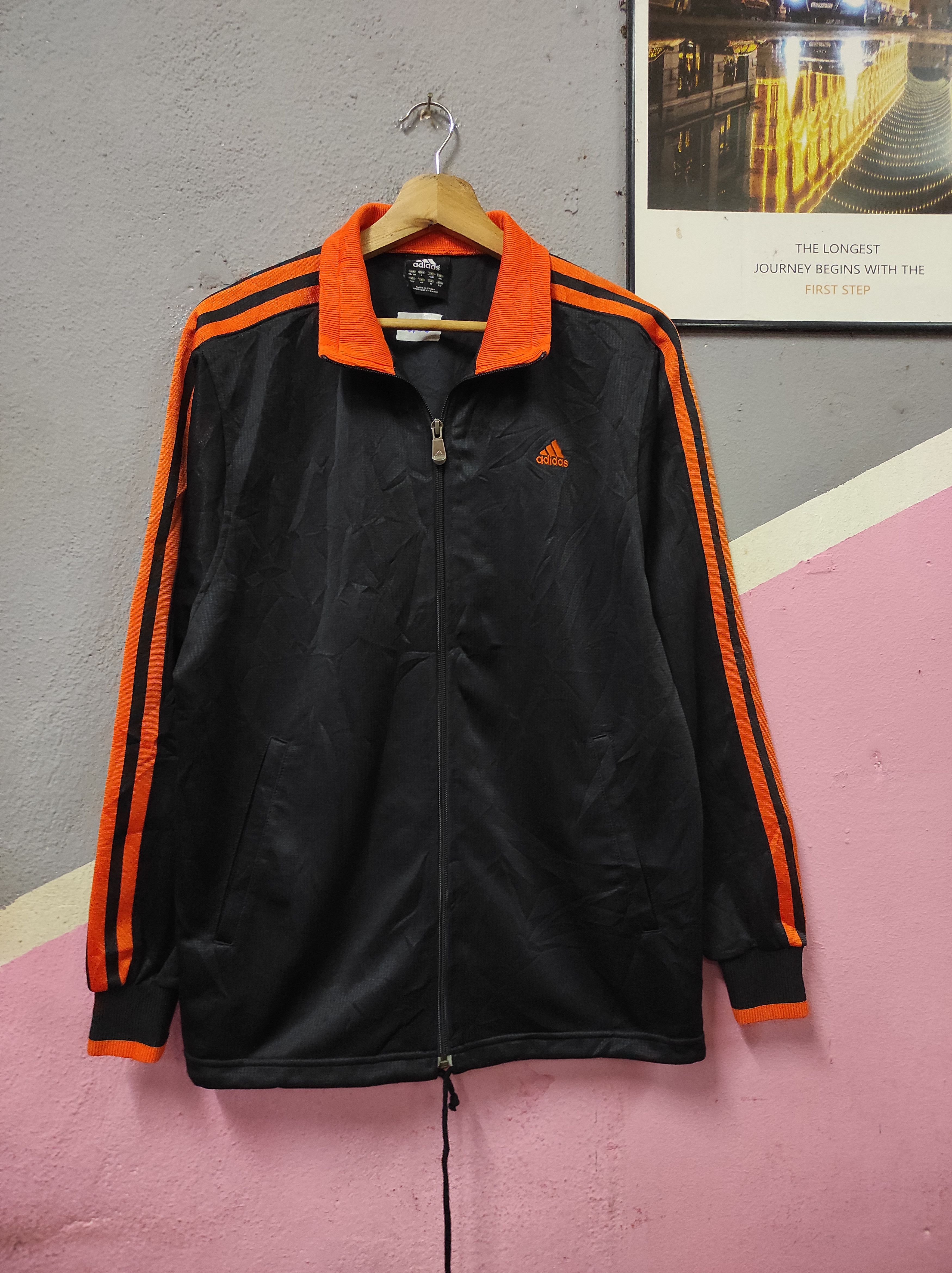 Adidas ADIDAS THREE STRIPES TRACKTOP JACKET Size US M / EU 48-50 / 2 - 1 Thumbnail