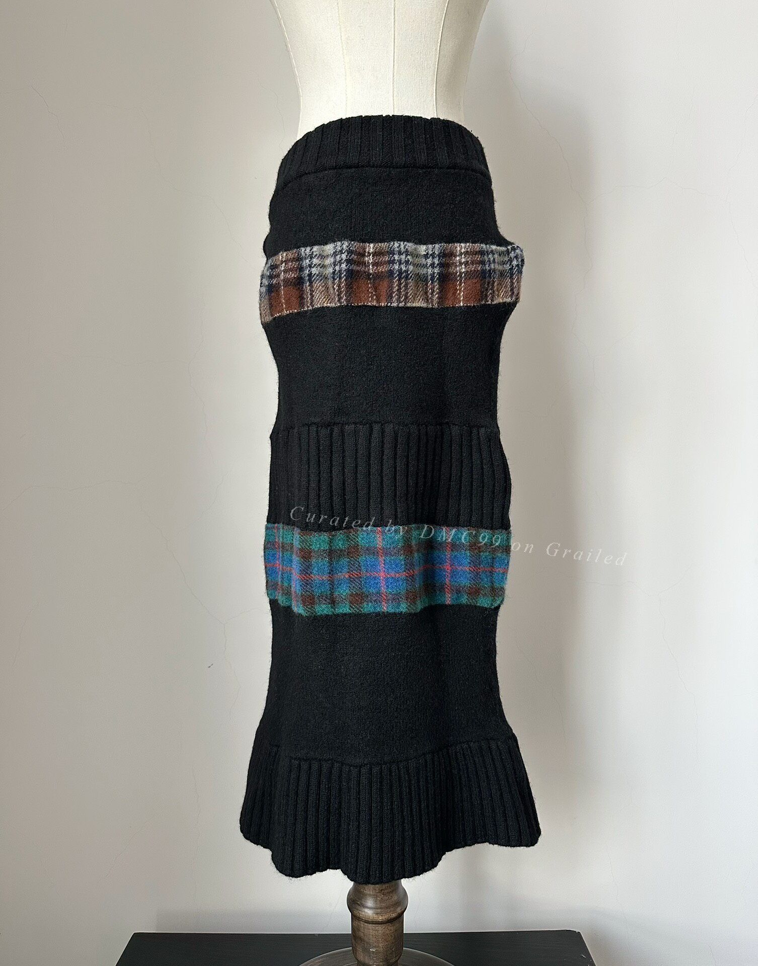 Rei Kawakubo Comme des Garçons 2000 Tricot Skirt Size 34" / US 12 / IT 48 - 1 Thumbnail