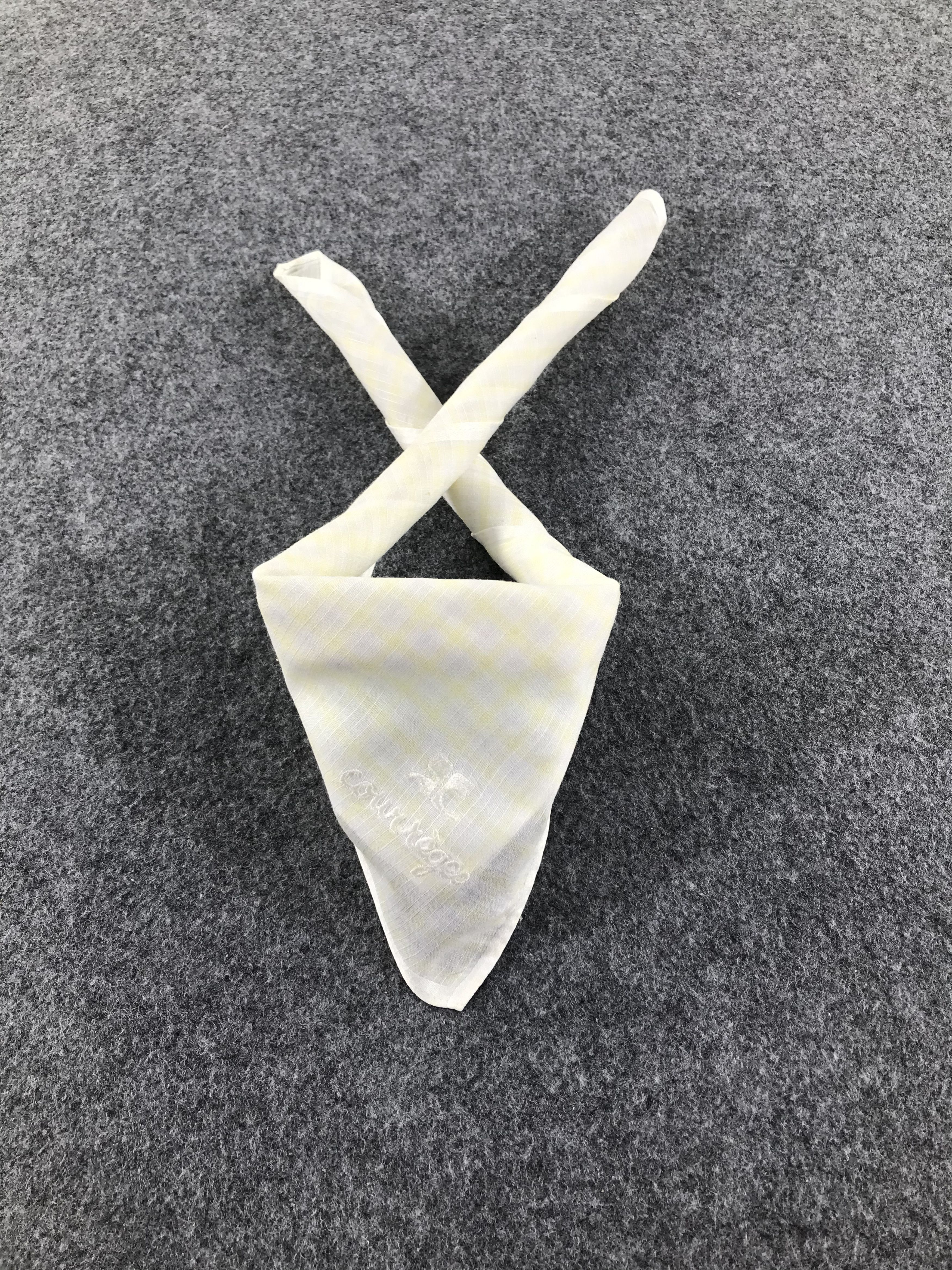Courreges × Vintage Courreges Handkerchief Neckerchief Bandana H221 Size ONE SIZE - 2 Thumbnail