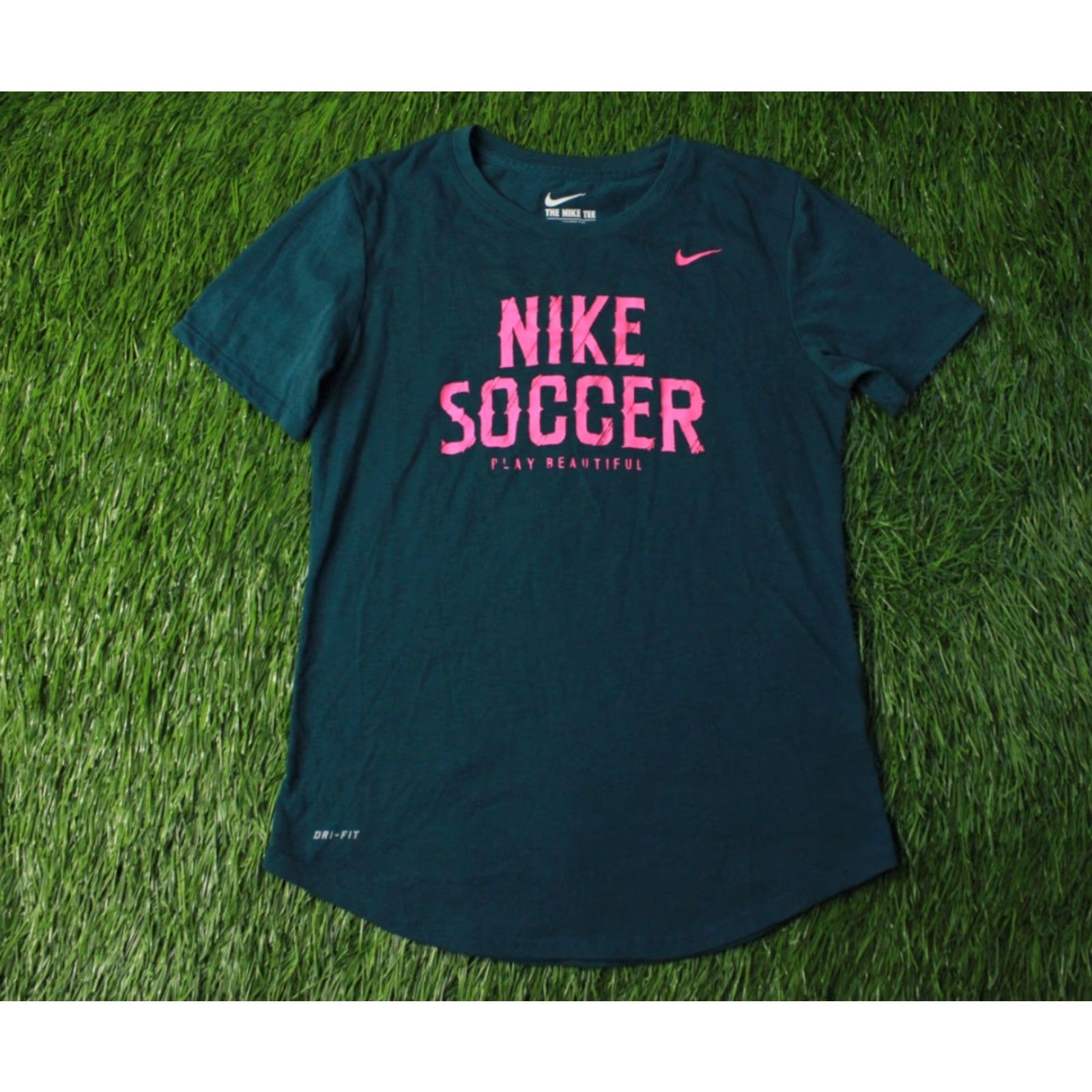 Nike NIKE SOCCER 2015 WOMEN SHIRT Dri-Fit JERSEY T-Shirt SIZE S GREEN Size S / US 4 / IT 40 - 2 Thumbnail