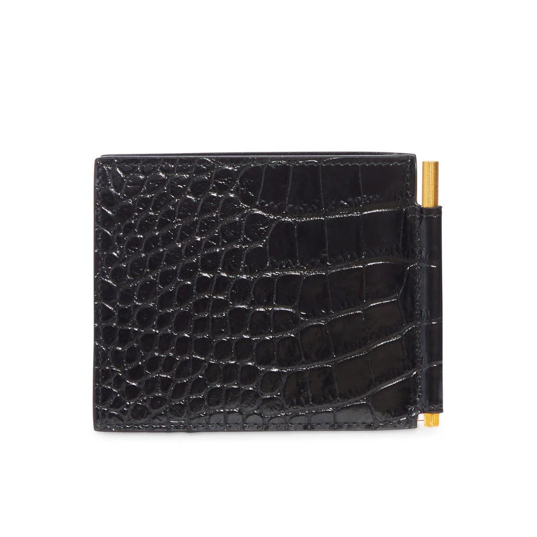 Tom Ford TOM FORD Black Embossed Leather Wallet New & Authentic Size ONE SIZE - 3 Thumbnail