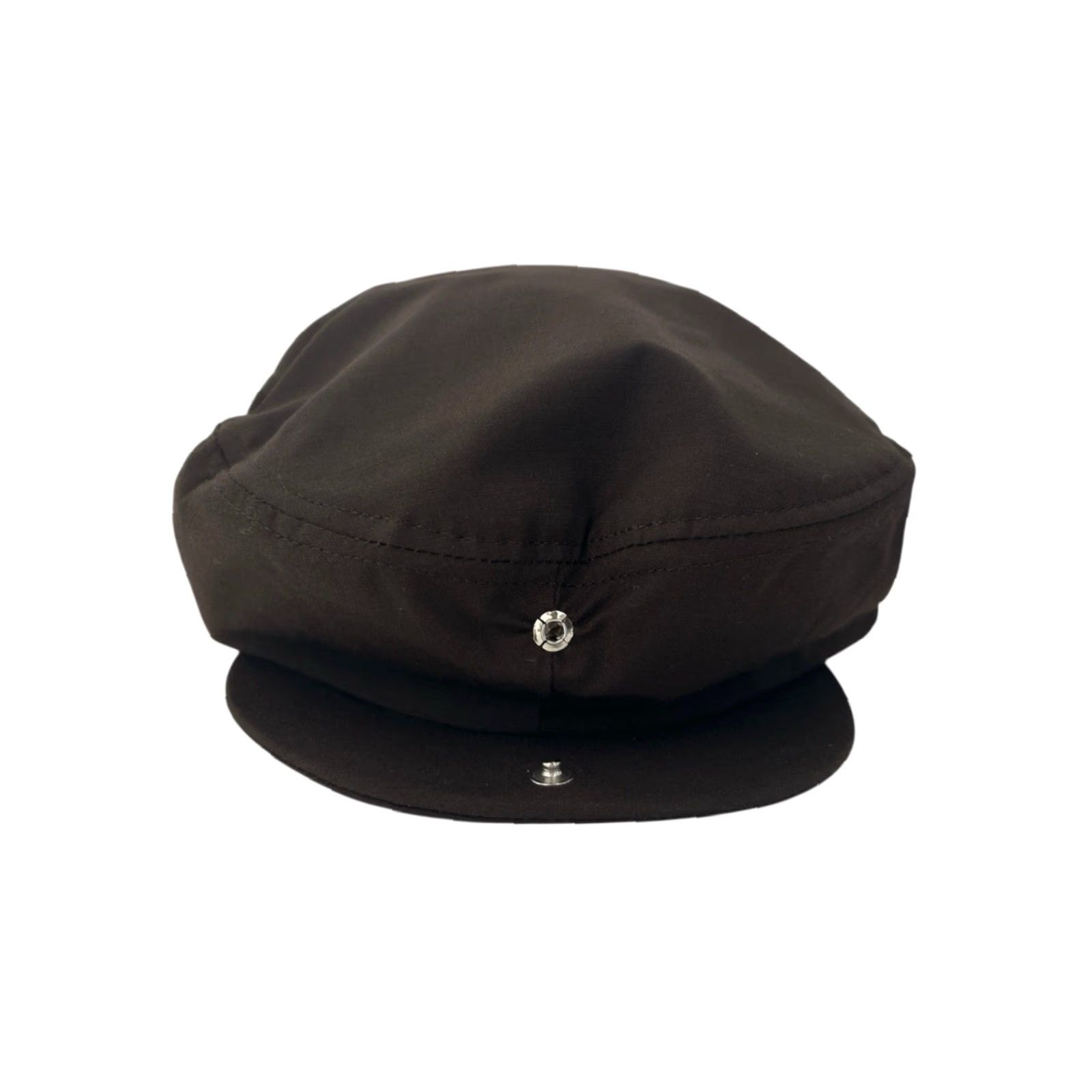 Vintage VINTAGE Unbranded Flat Cap Hat Adult XL NWOT Deadstock 90s Made in USA Brown Chocolate Goldsmith Snap On Bill Mens Size ONE SIZE - 7 Thumbnail